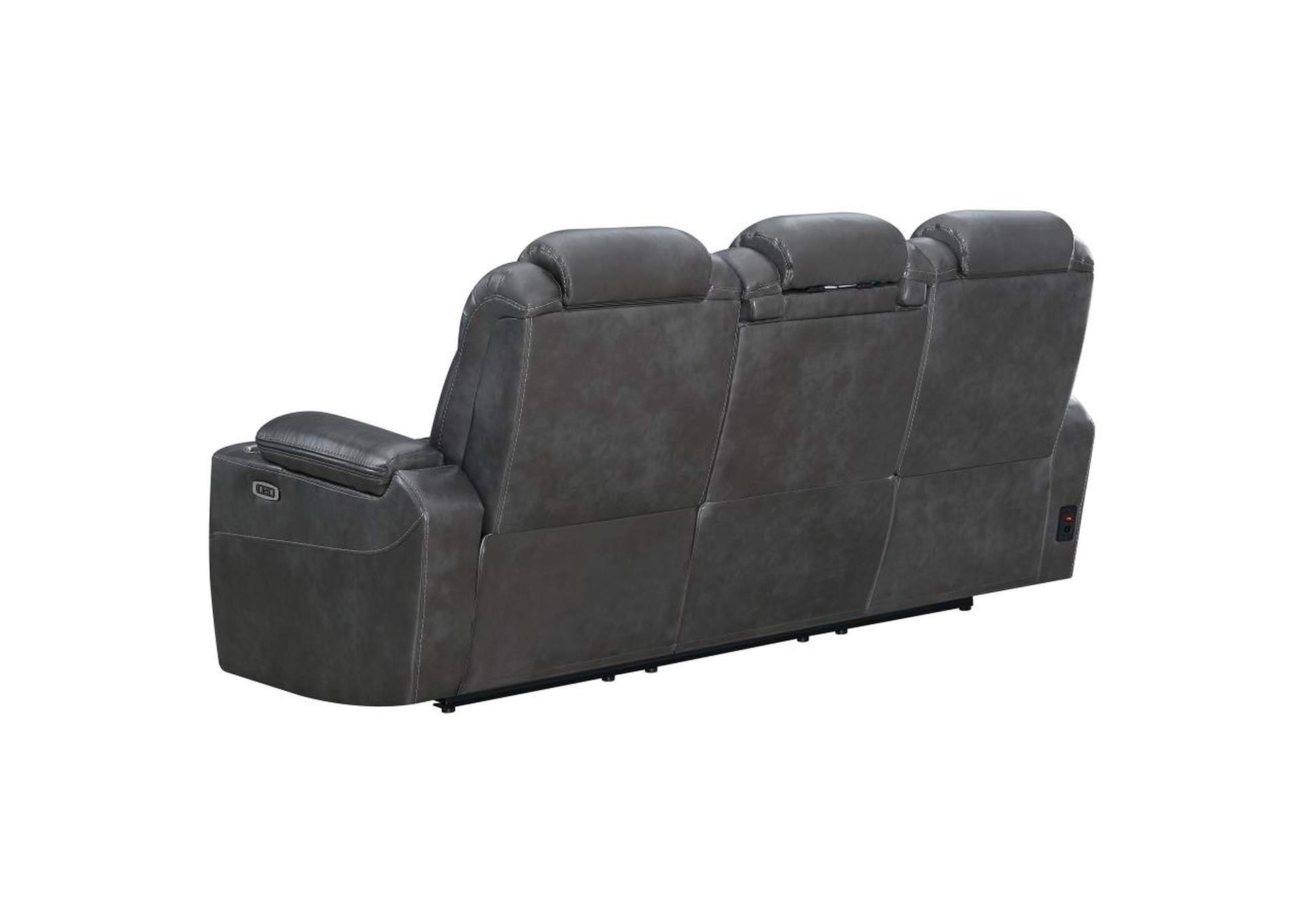 Korbach 2-piece Power^2 Living Room Set Charcoal image 6