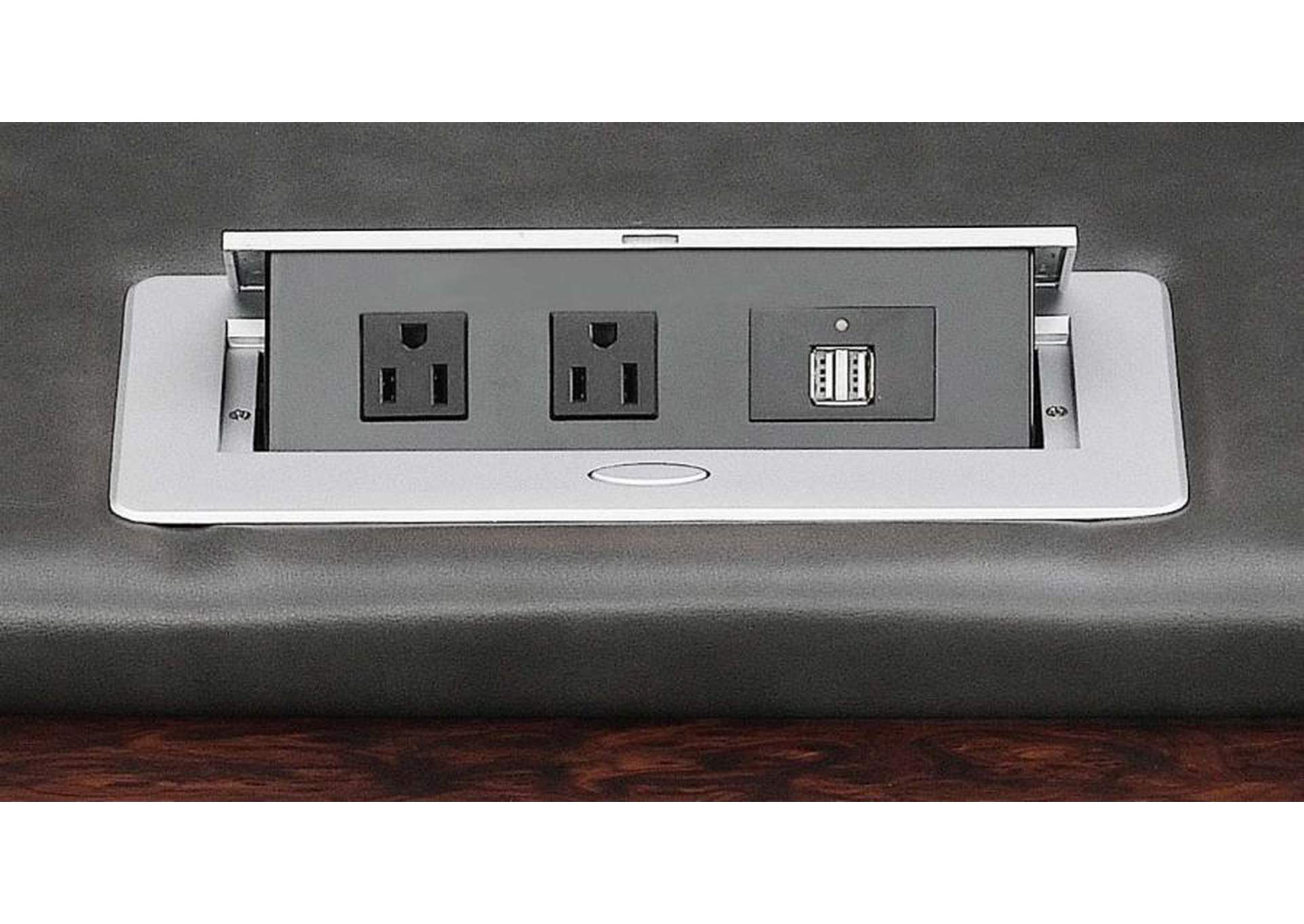 Korbach 2-piece Power^2 Living Room Set Charcoal image 11