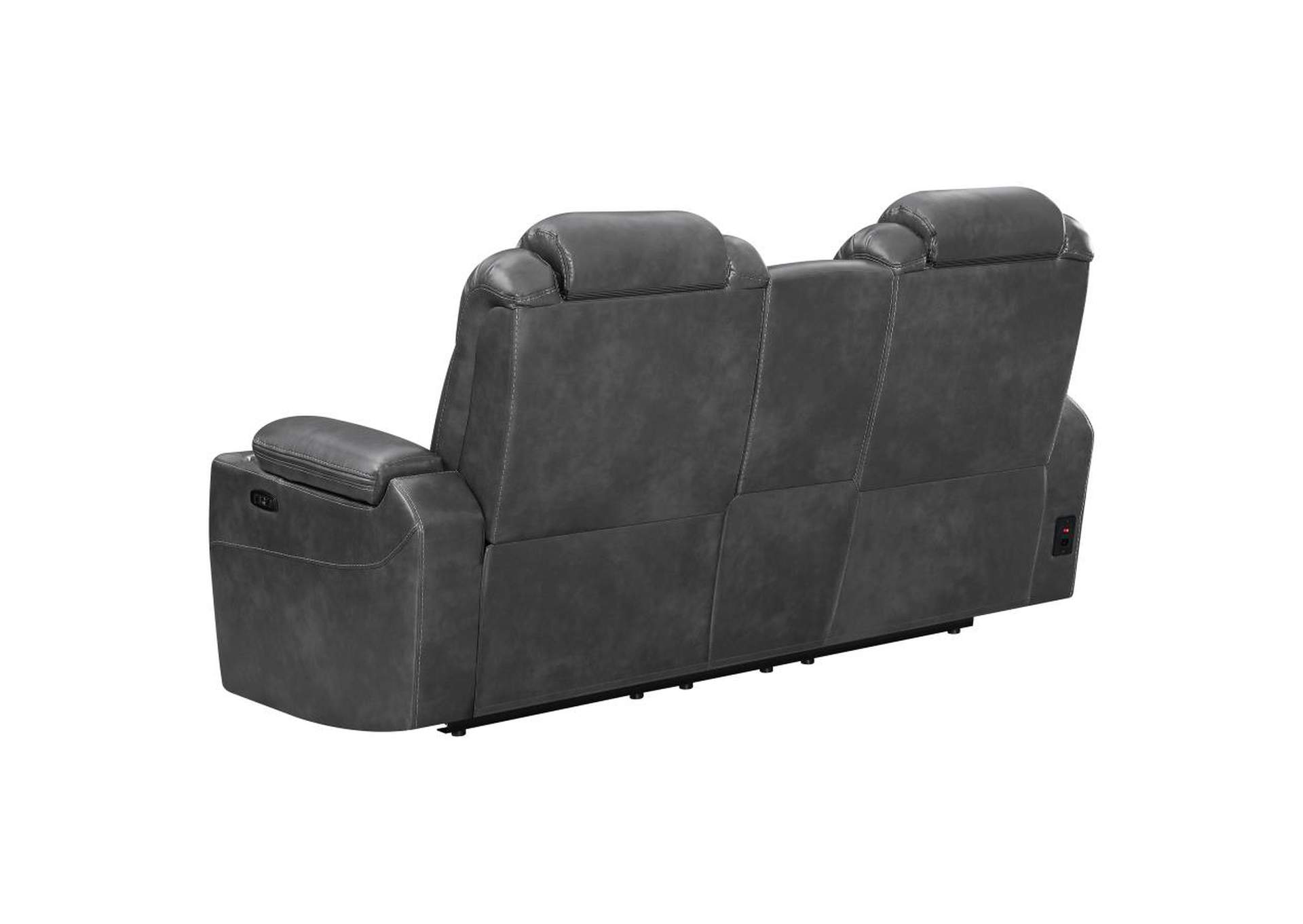 Korbach 3-piece Power^2 Living Room Set Charcoal image 9