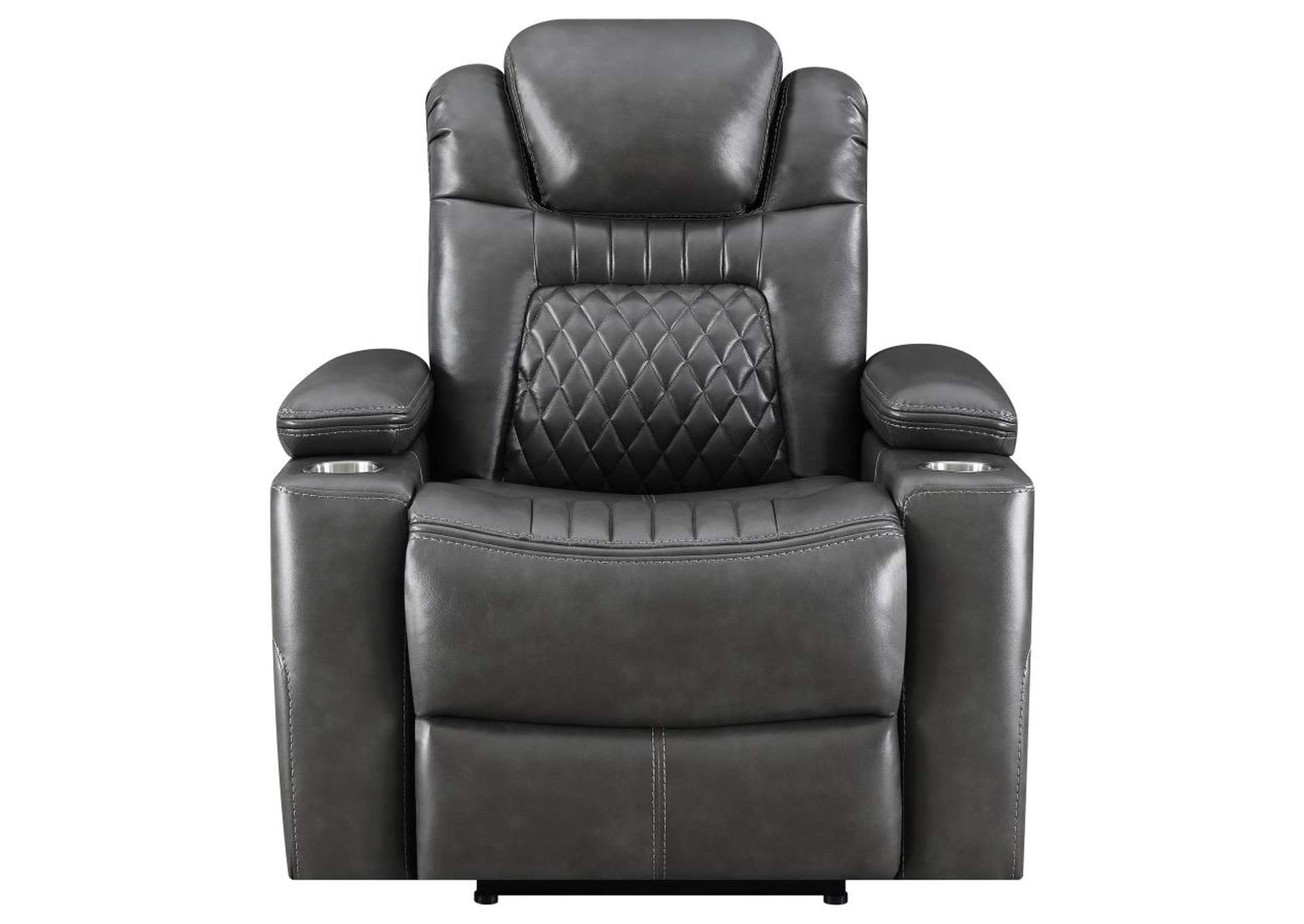 Korbach 3-piece Power^2 Living Room Set Charcoal image 11