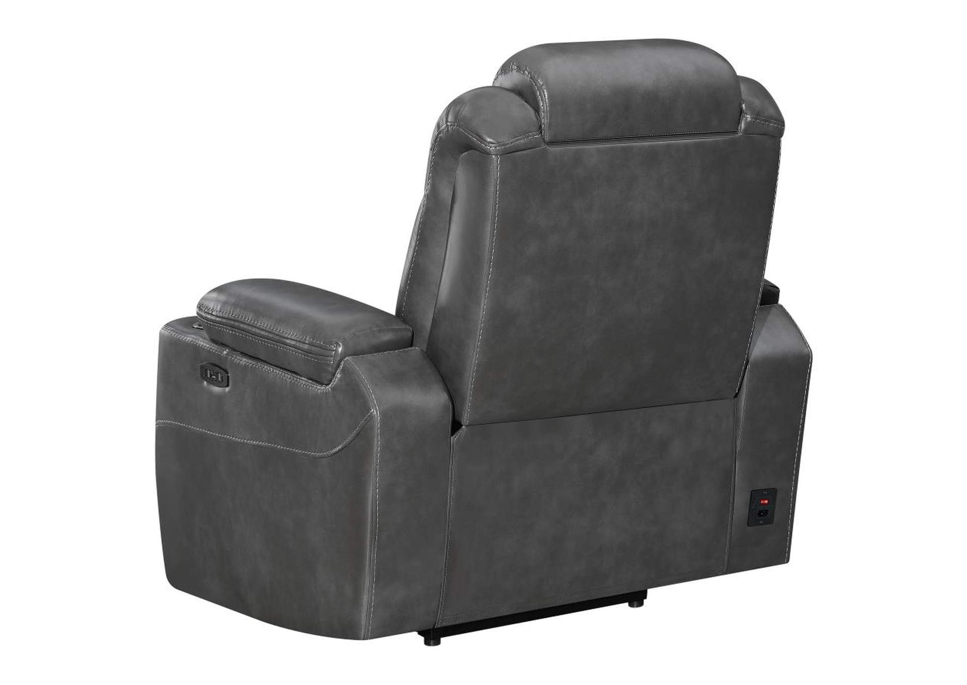 Korbach 3-piece Power^2 Living Room Set Charcoal image 12