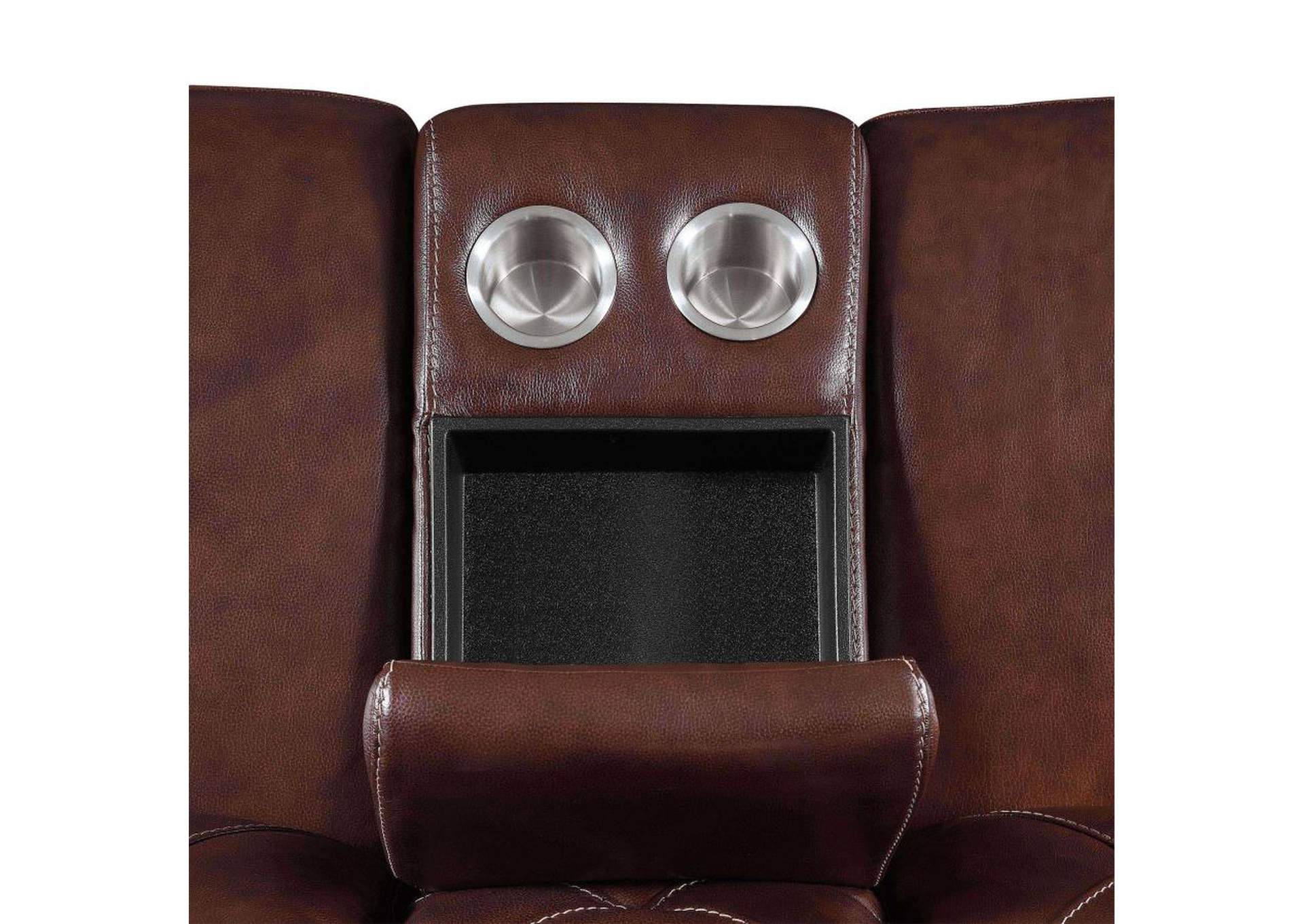 Chester 6-piece Power^2 Sectional Chocolate image 10