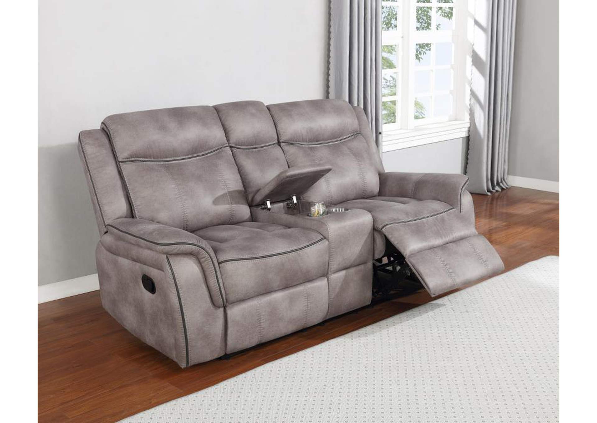 Lawrence Upholstered Tufted Living Room Set image 5
