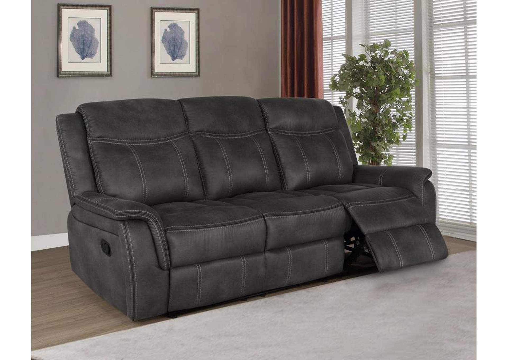 Lawrence Upholstered Tufted Living Room Set image 3