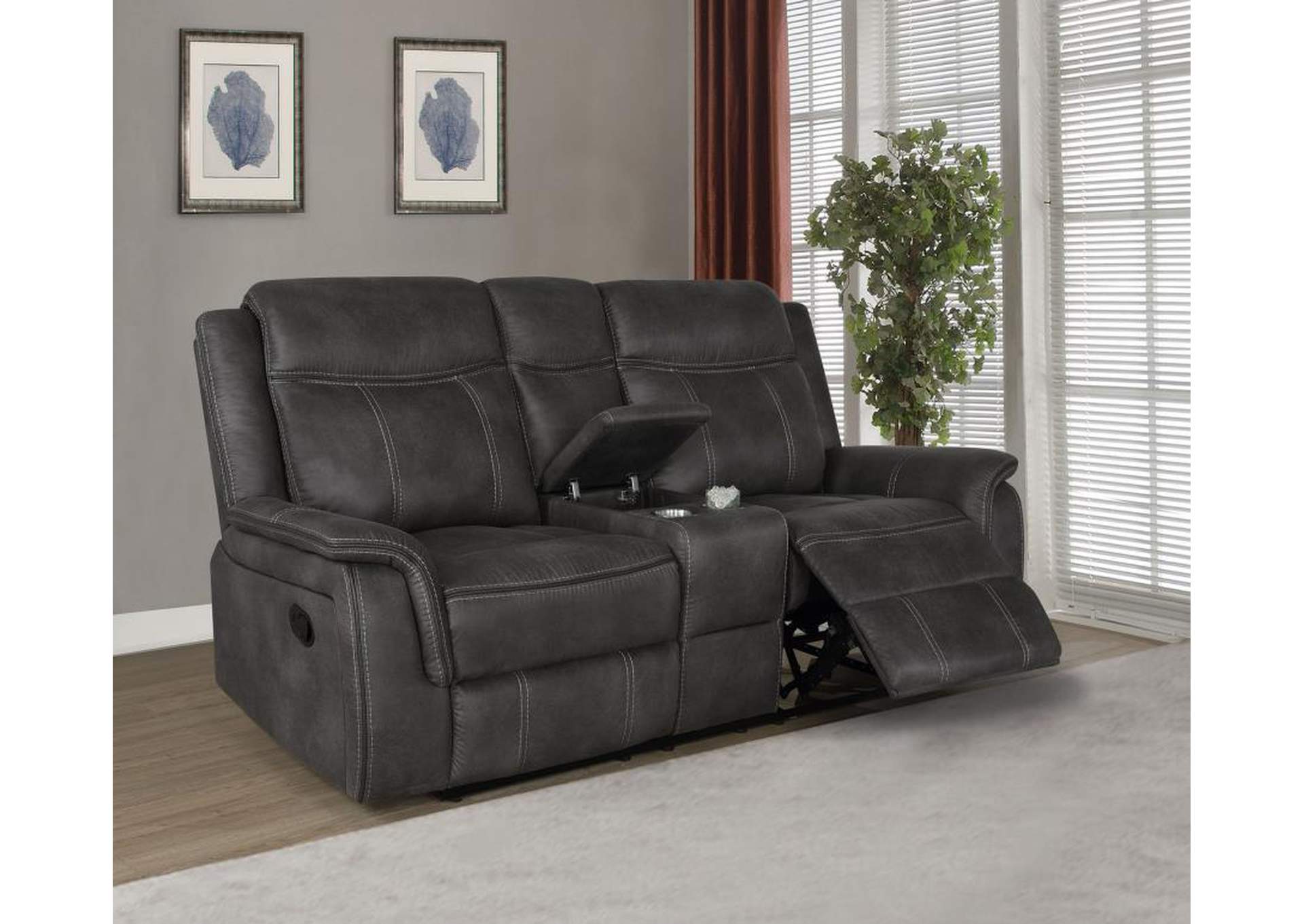 Lawrence Upholstered Tufted Living Room Set image 5