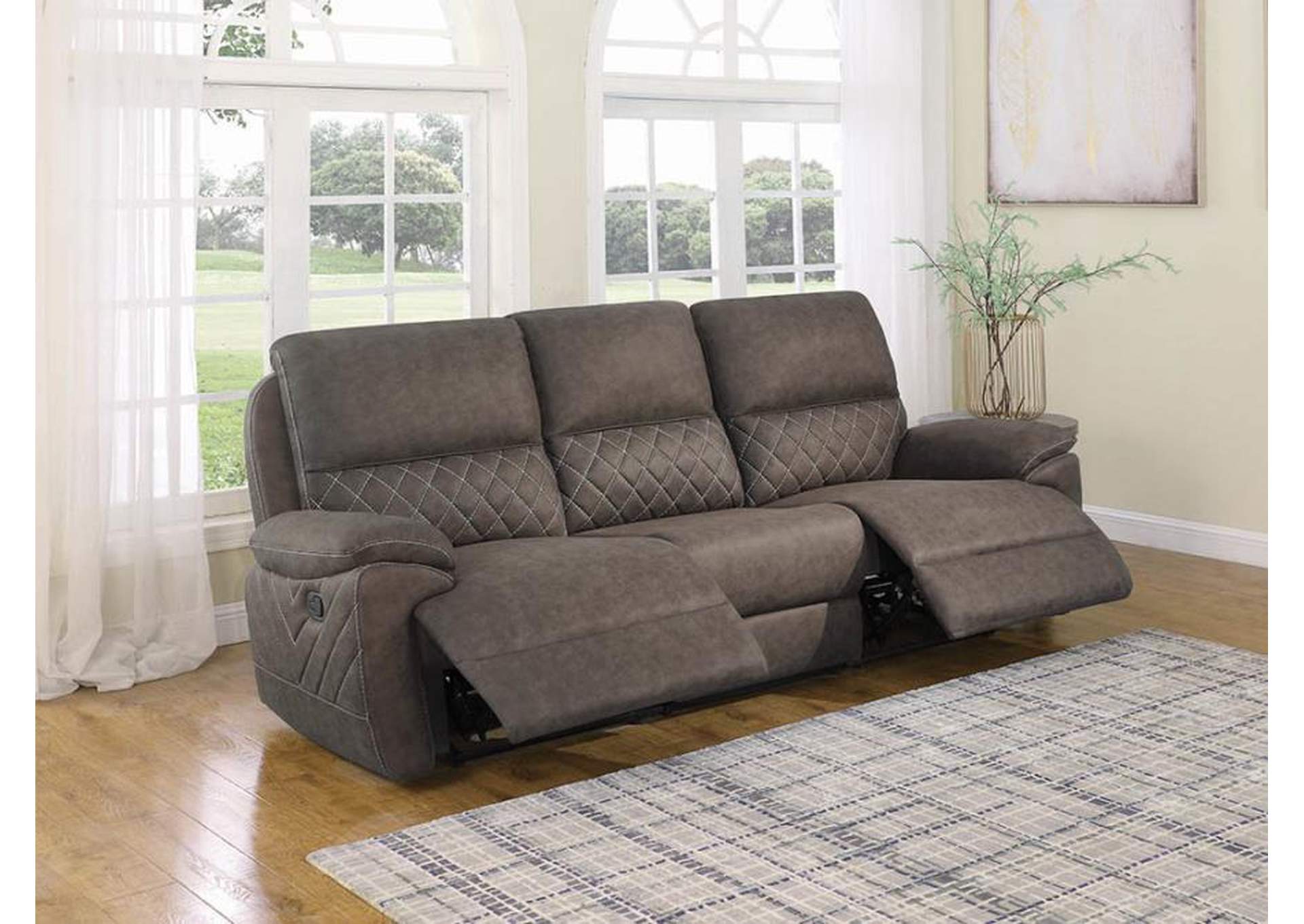 Variel Upholstered Tufted Motion Sofa image 2