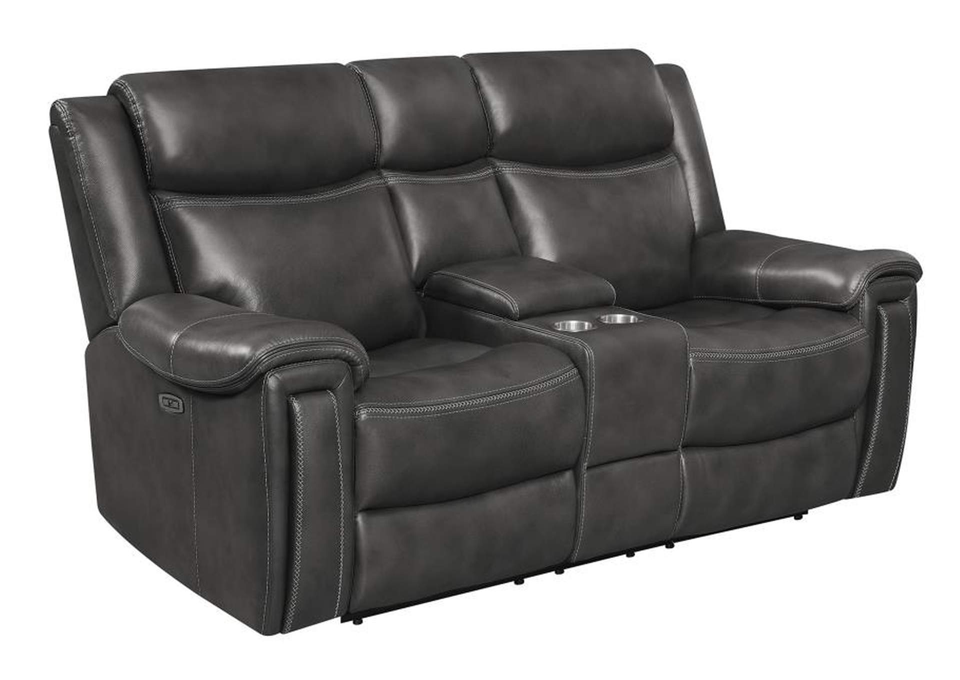 Shallowford 3-piece Power^2 Living Room Set Hand Rubbed Charcoal image 10
