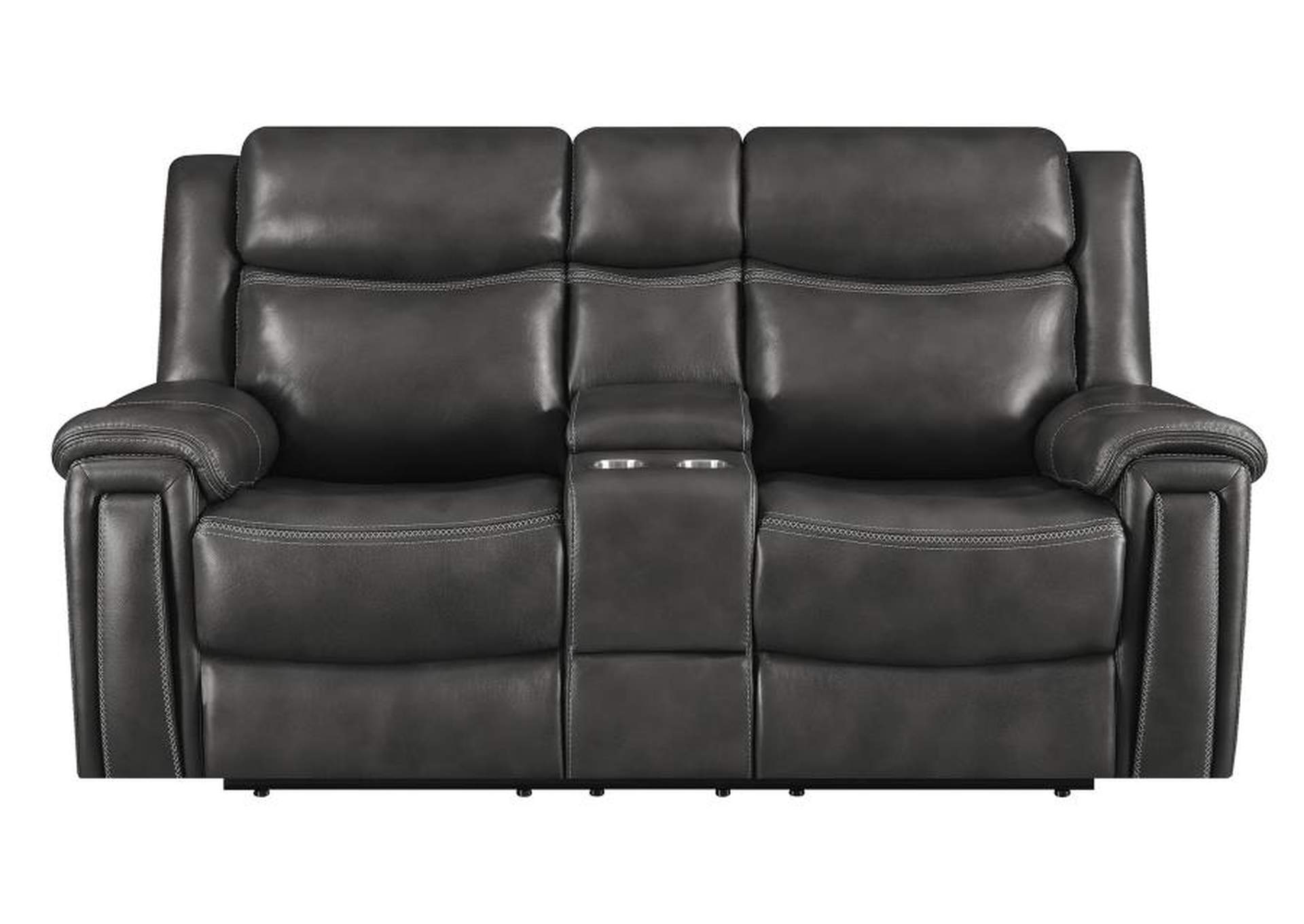 Shallowford 3-piece Power^2 Living Room Set Hand Rubbed Charcoal image 12