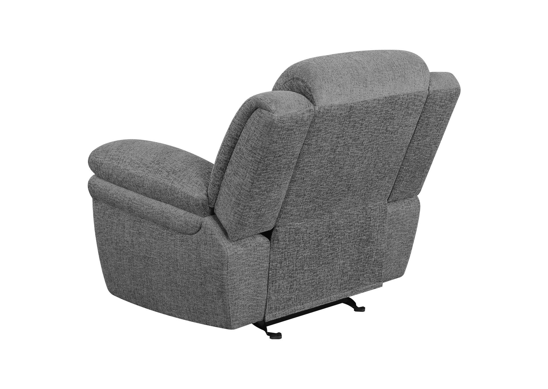 Bahrain Upholstered Glider Recliner Charcoal image 13