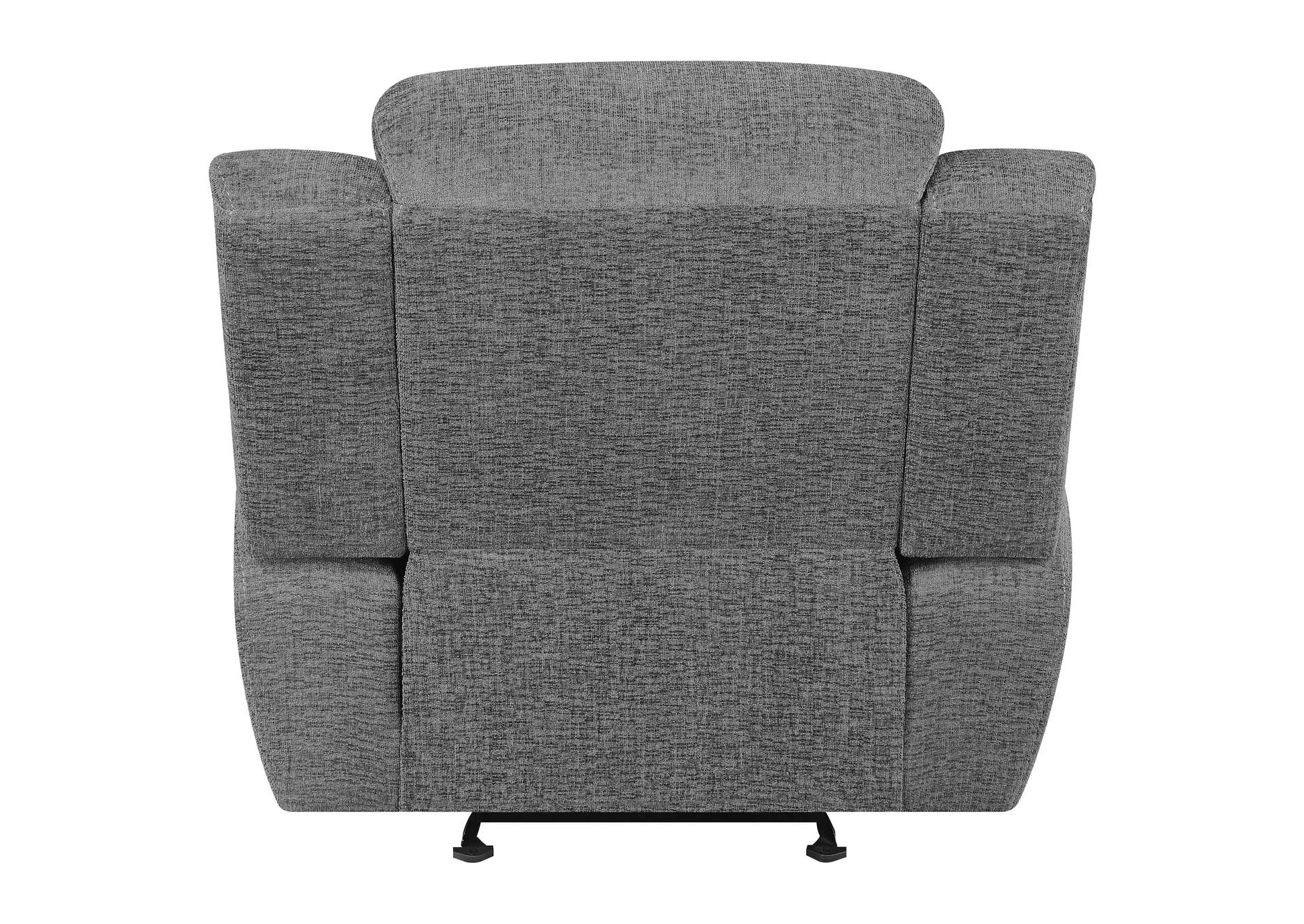 Bahrain Upholstered Glider Recliner Charcoal image 12