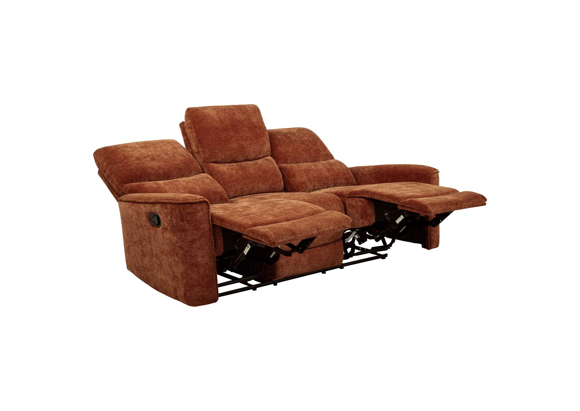 Navarro 2-piece Upholstered Reclining Sofa Set Orange image 6