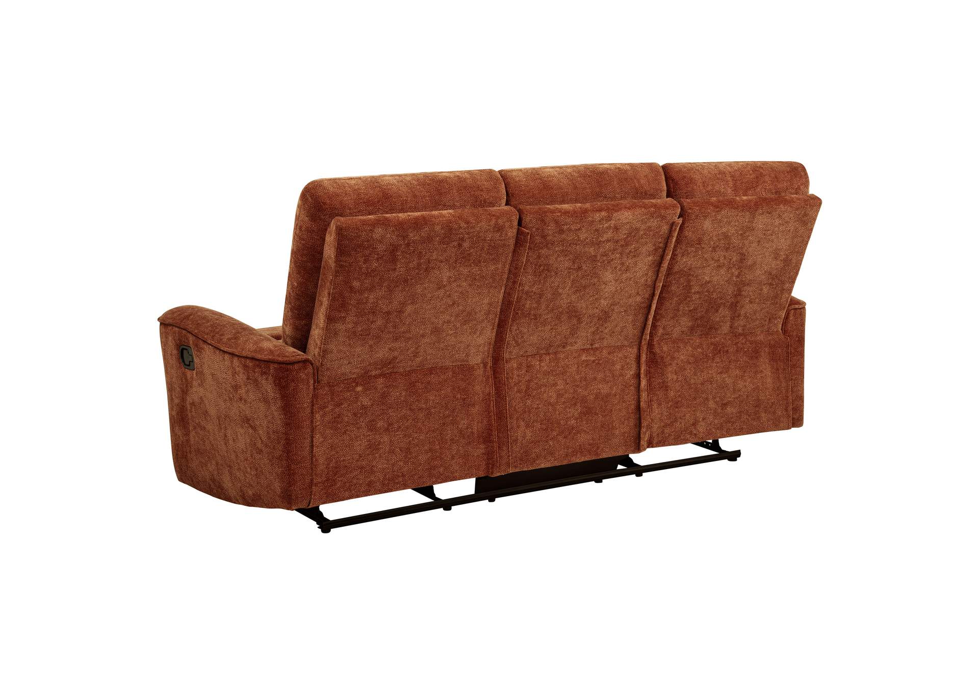 Navarro 2-piece Upholstered Reclining Sofa Set Orange image 7