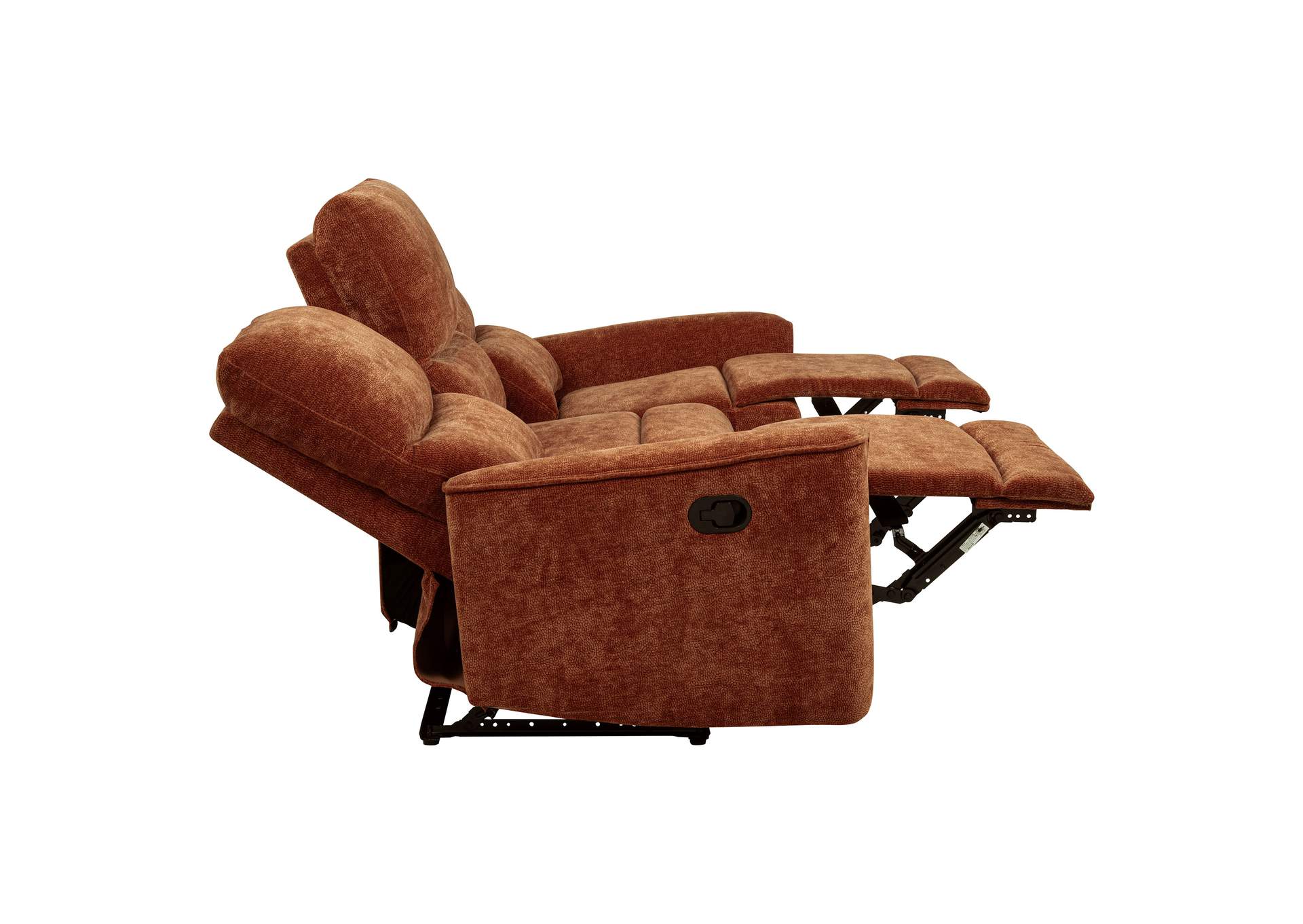 Navarro 2-piece Upholstered Reclining Sofa Set Orange image 8