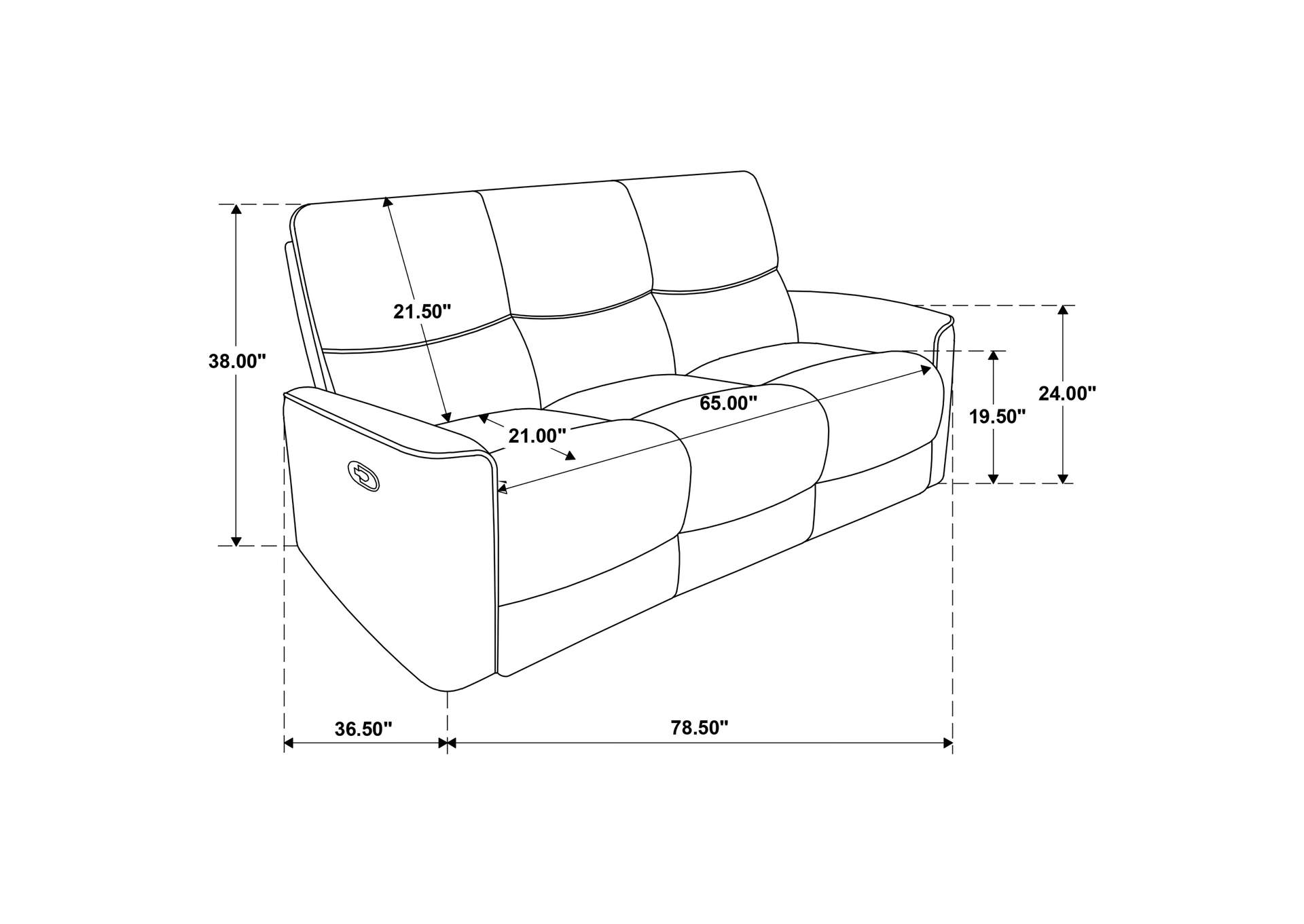 Navarro 2-piece Upholstered Reclining Sofa Set Orange image 14