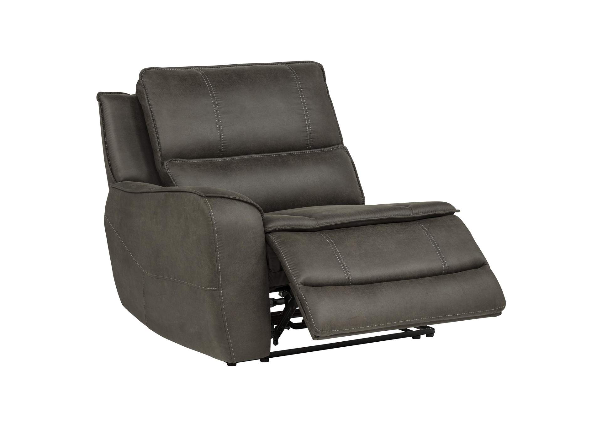 Marcell 6-Piece L-Shaped Power Reclining Sectional with Console Grey image 13