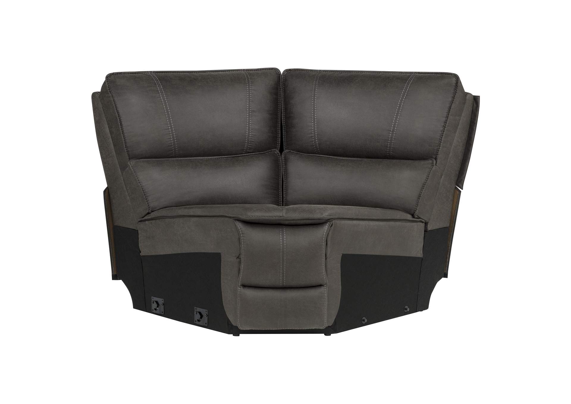 Marcell 5-Piece L-Shaped Modular Power Reclining Sectional Sofa Grey image 8