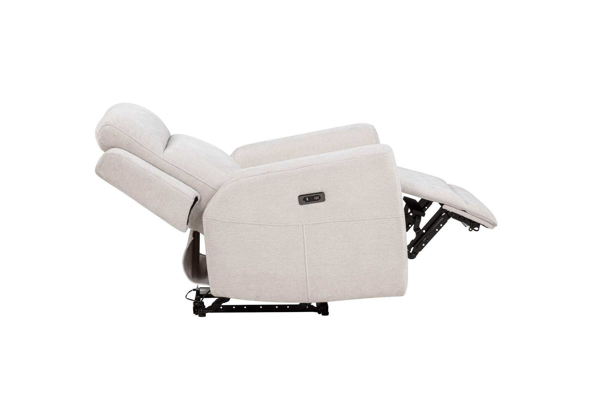 Kennett 3-piece Chenille Power Reclining Sofa Set Ivory image 14