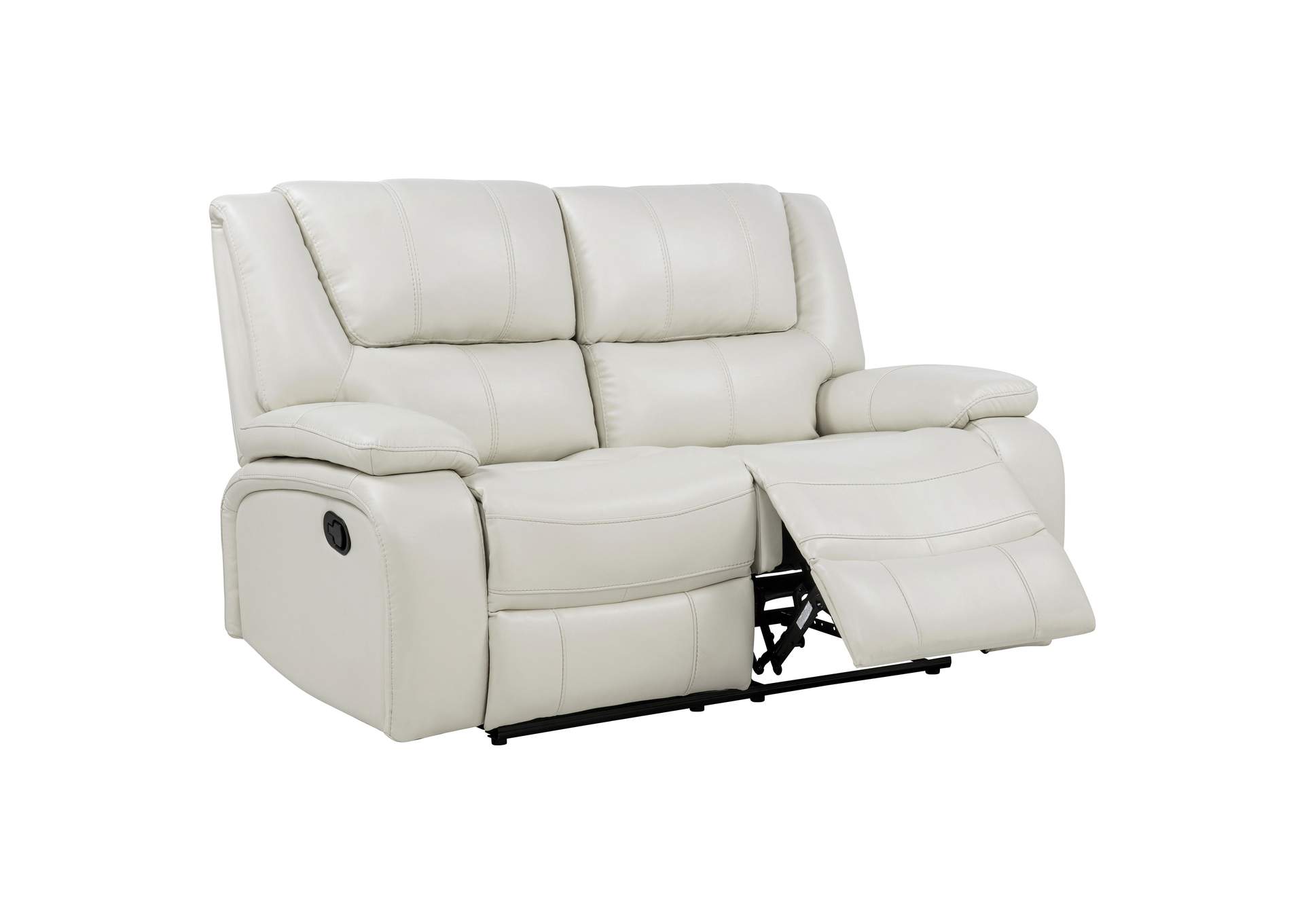 Camila 2-piece Upholstered Reclining Sofa Set White image 11