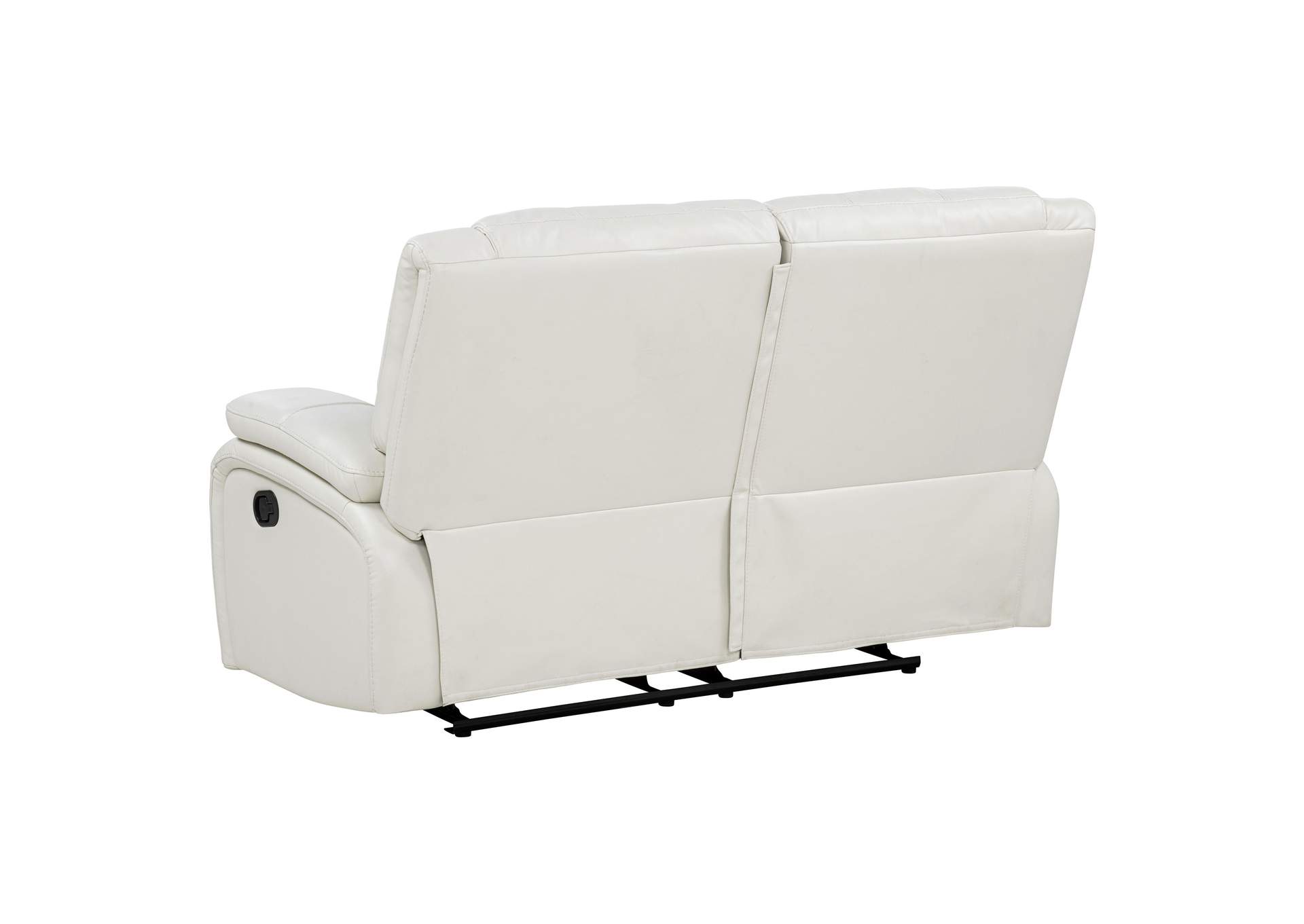 Camila 3-piece Upholstered Reclining Sofa Set White image 12