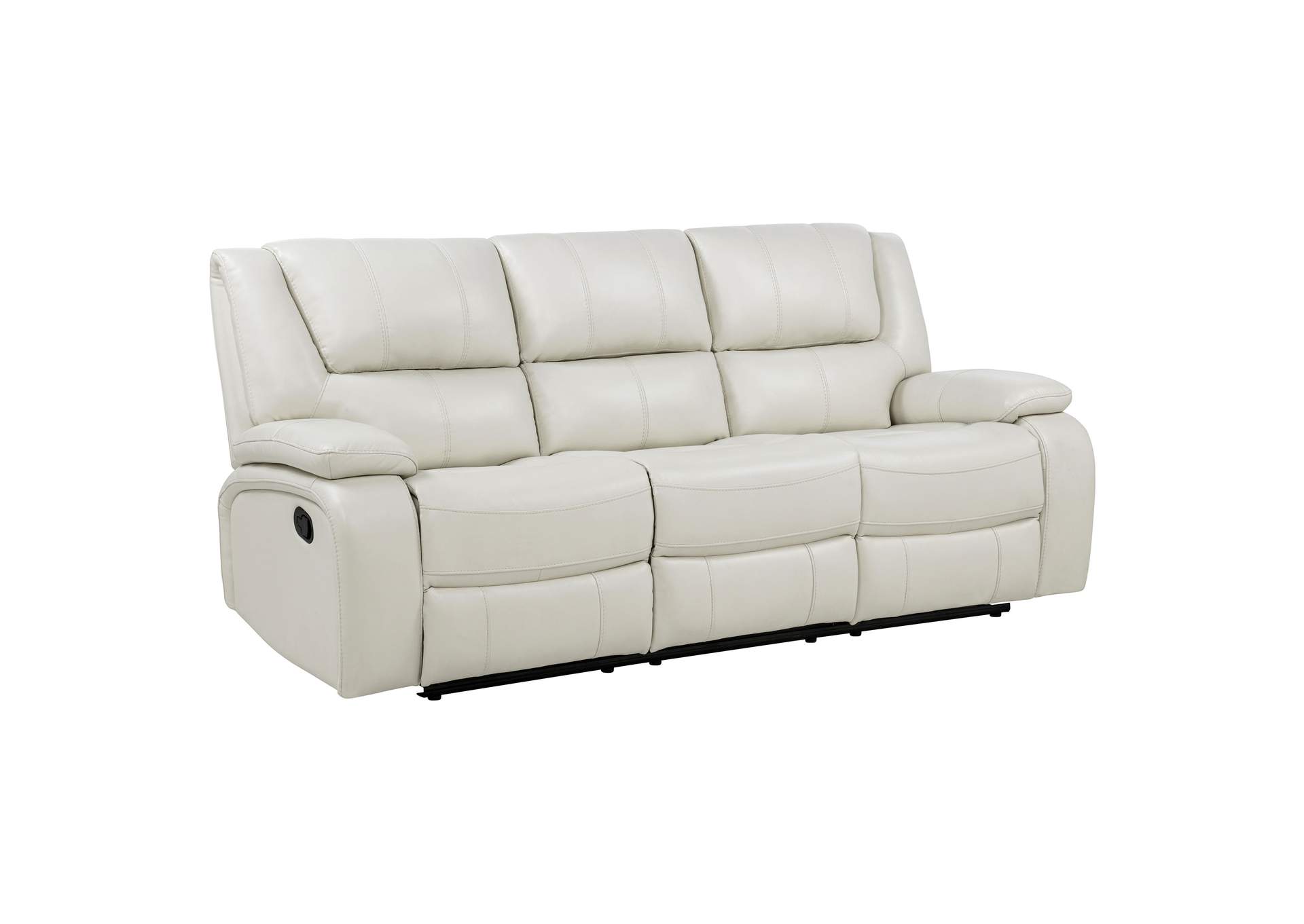 Camila Upholstered Motion Reclining Sofa White image 5