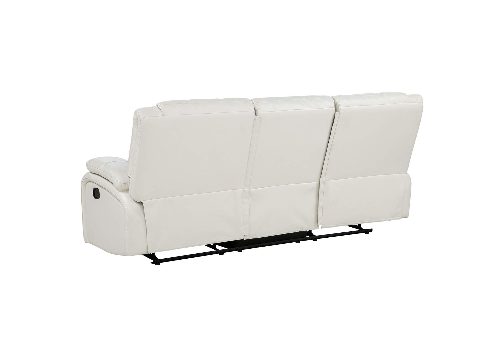 Camila Upholstered Motion Reclining Sofa White image 7