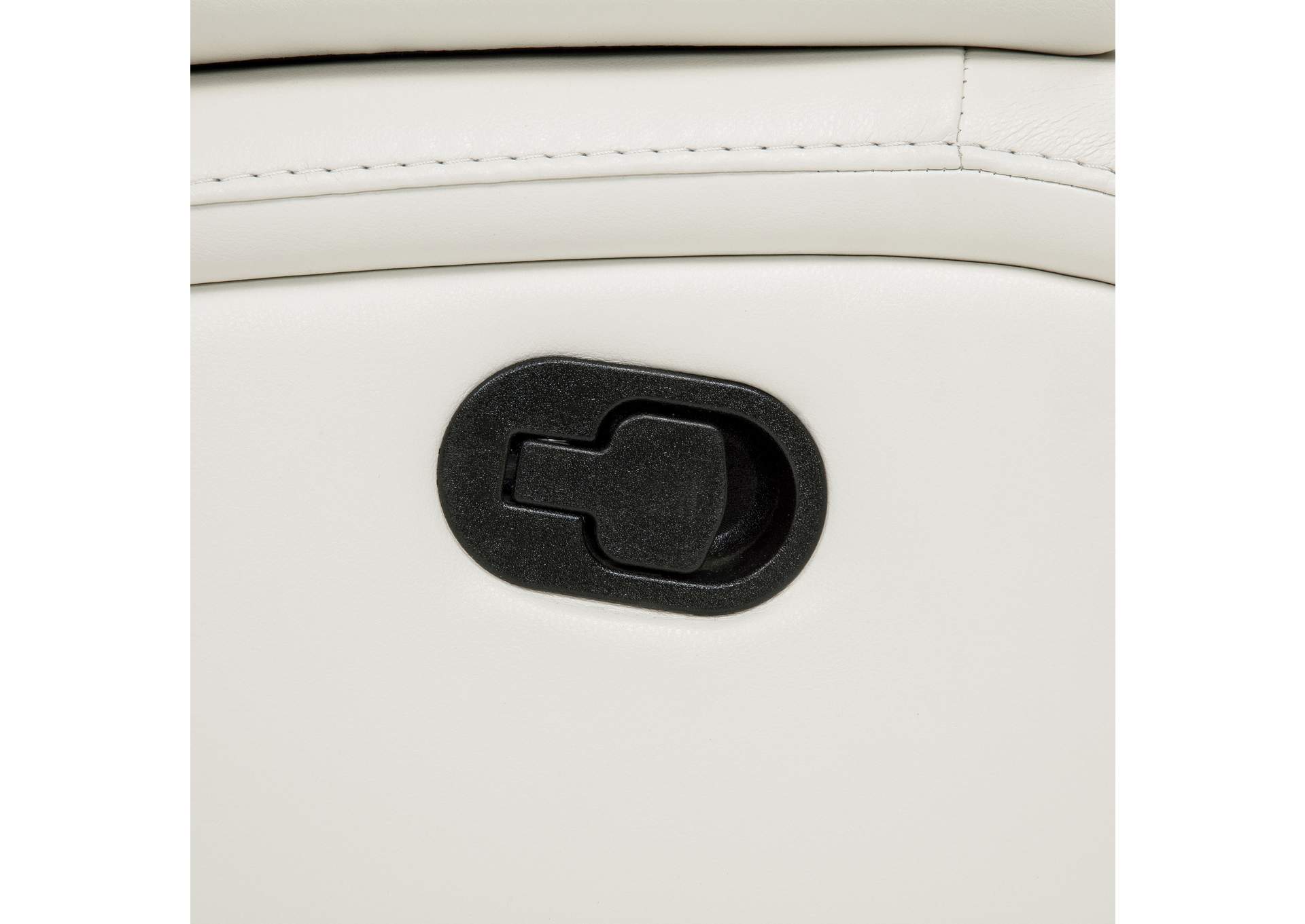 Camila Upholstered Motion Reclining Loveseat White image 9