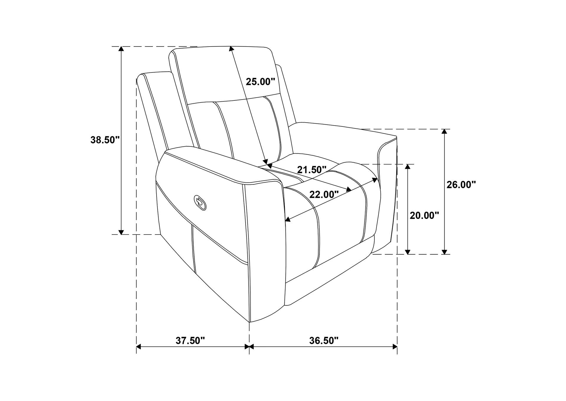 Brentwood 3-piece Upholstered Motion Reclining Sofa Set Black