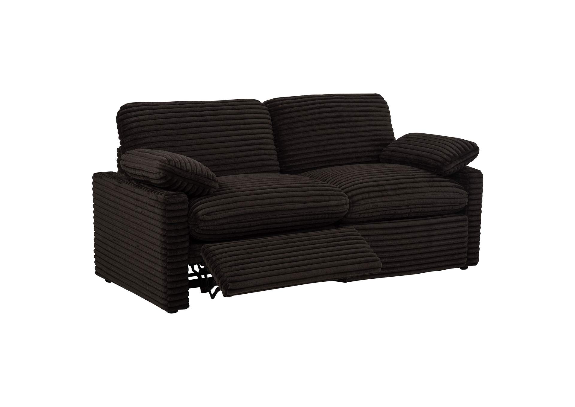 Collins Modular Power Loveseat Chocolate Brown image 5