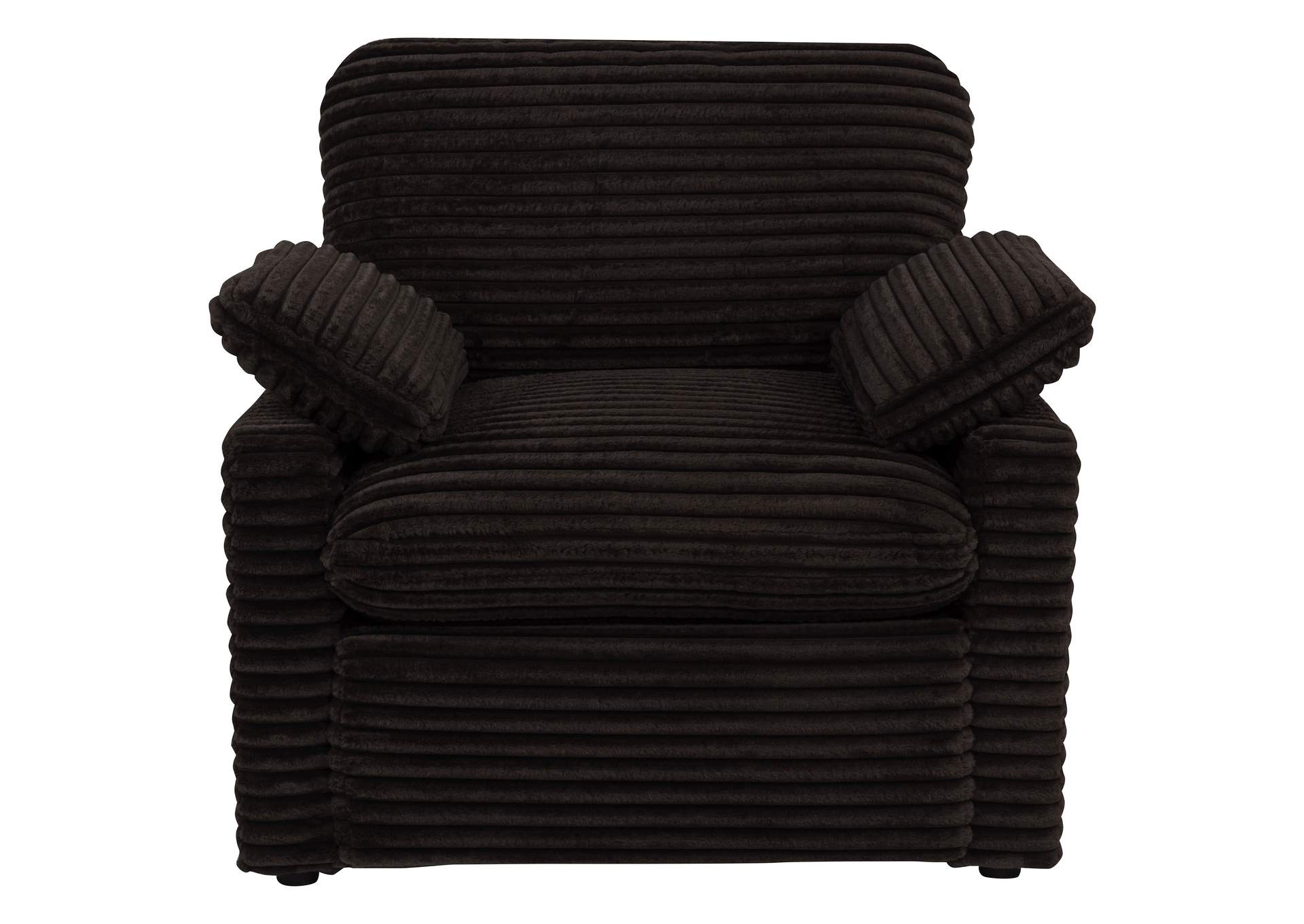Collins Upholstered Power Recliner Chair Chocolate Brown image 7