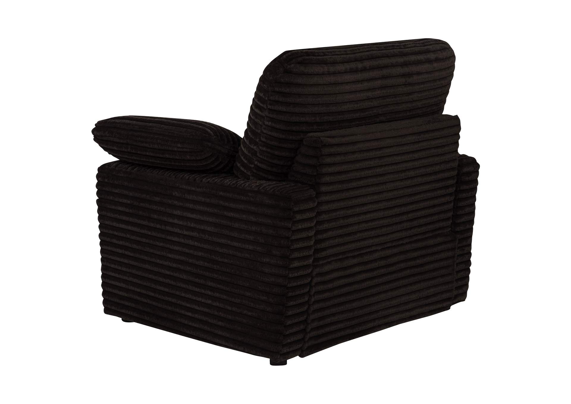 Collins Upholstered Power Recliner Chair Chocolate Brown image 10