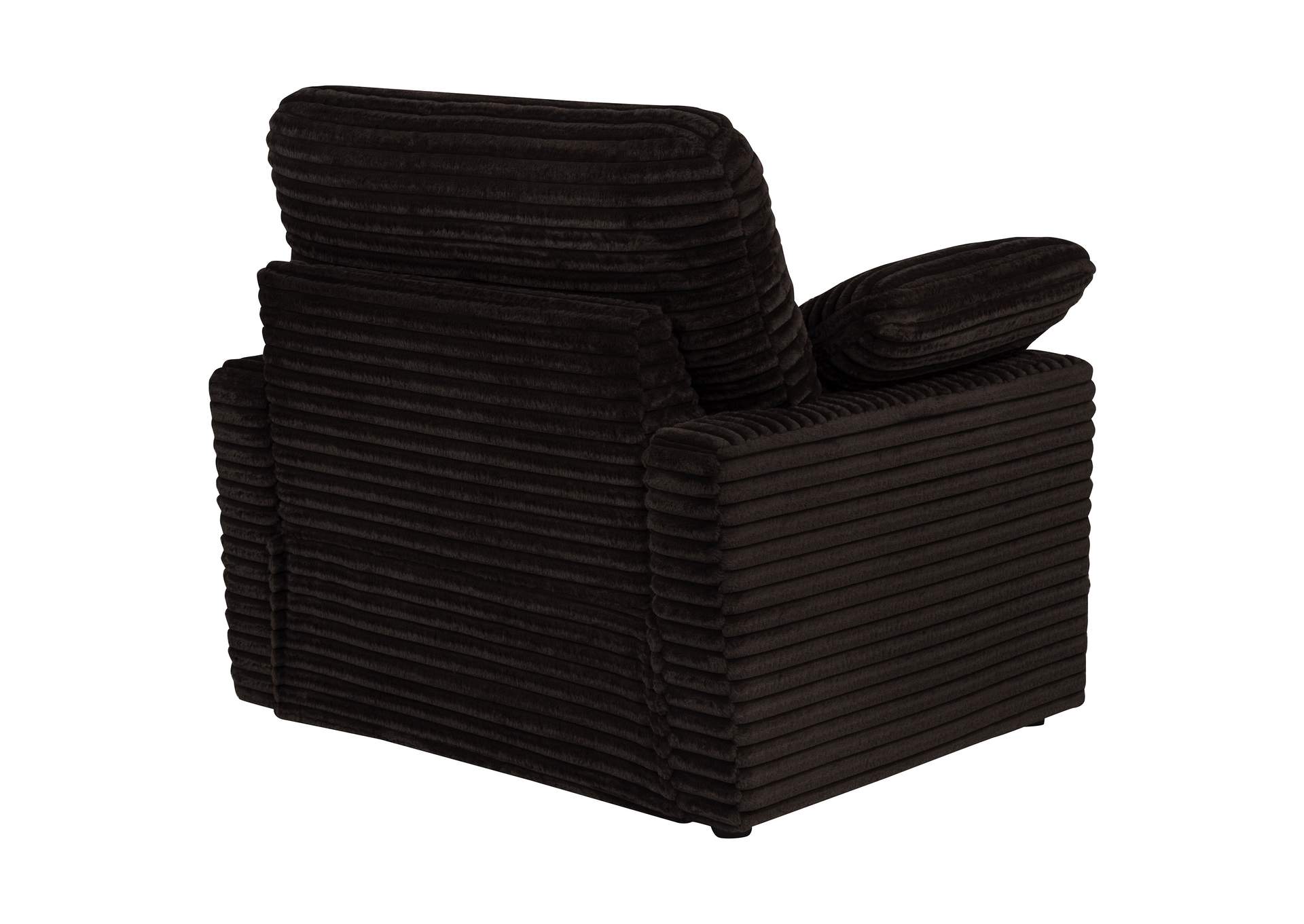 Collins Upholstered Power Recliner Chair Chocolate Brown image 11