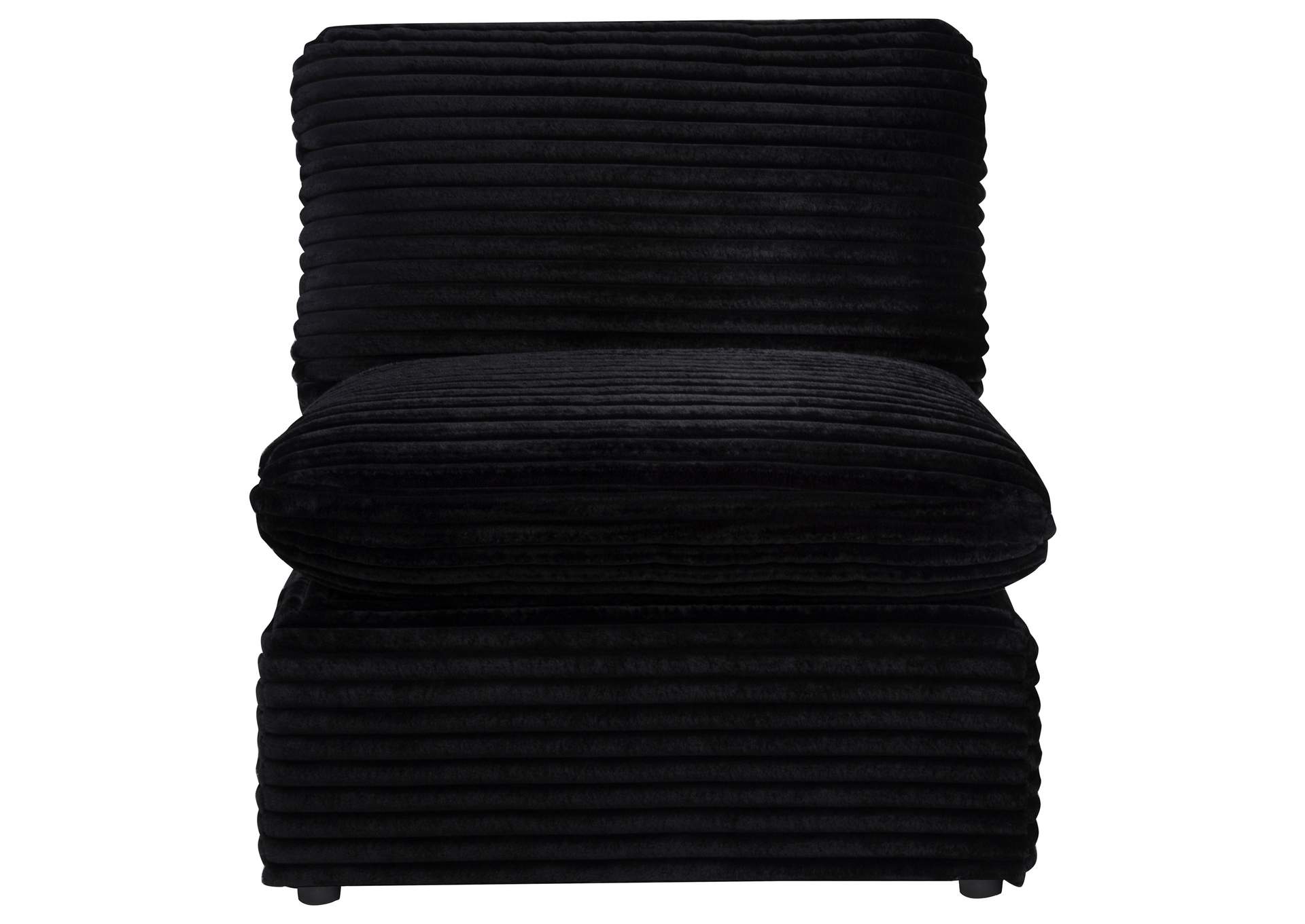 Collins Modular Armless Chair Black image 3