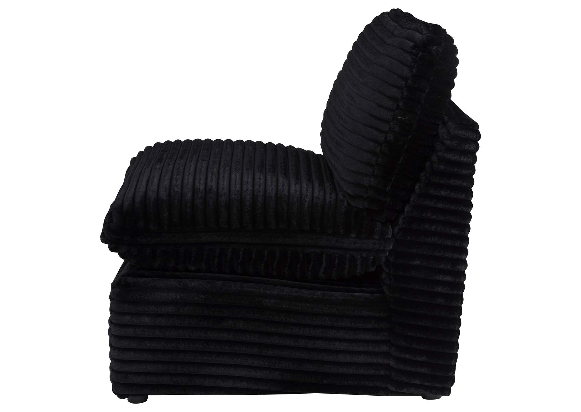 Collins Modular Armless Chair Black image 5