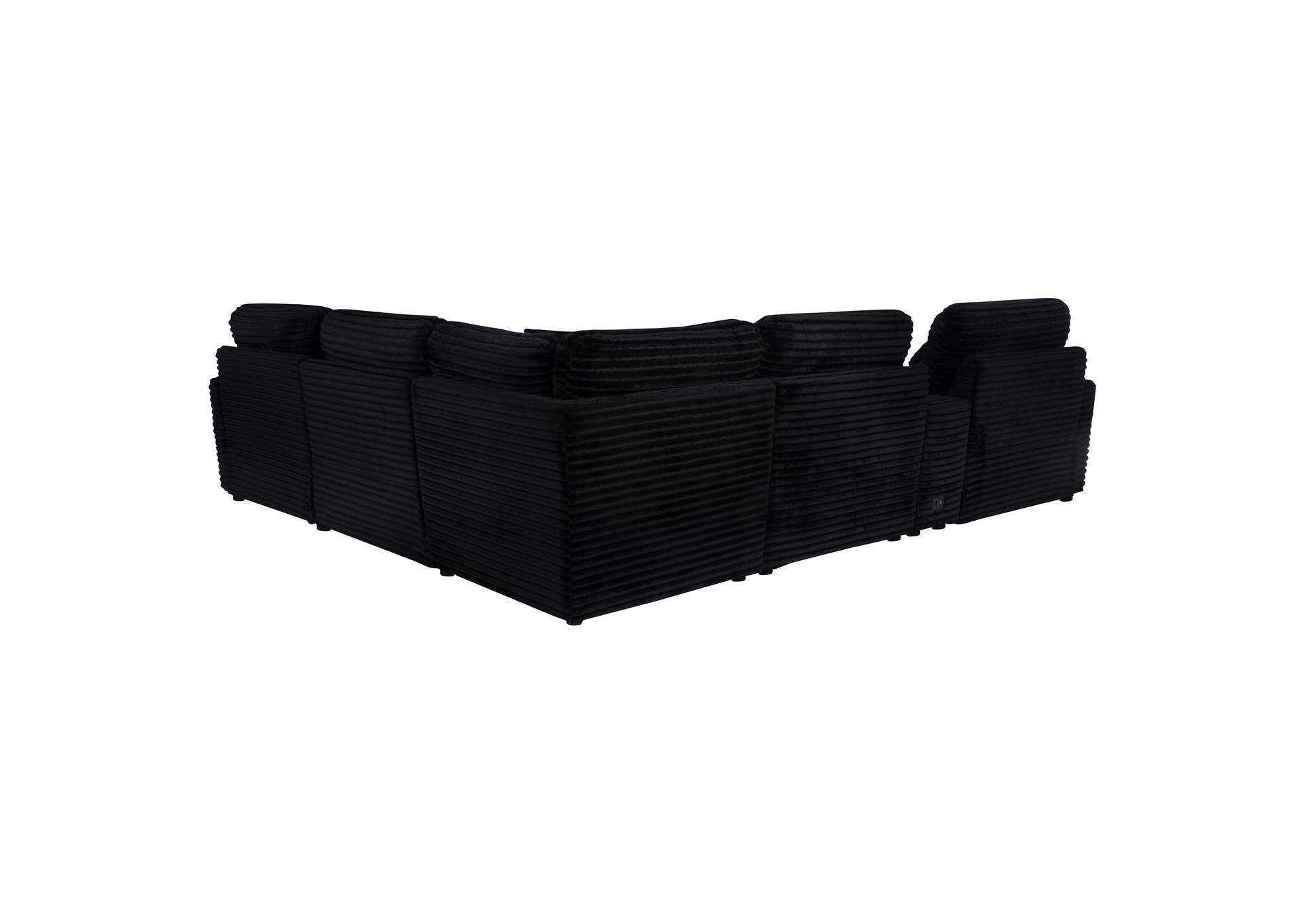 Collins 6-piece Modular Power Reclining Sectional Black image 7