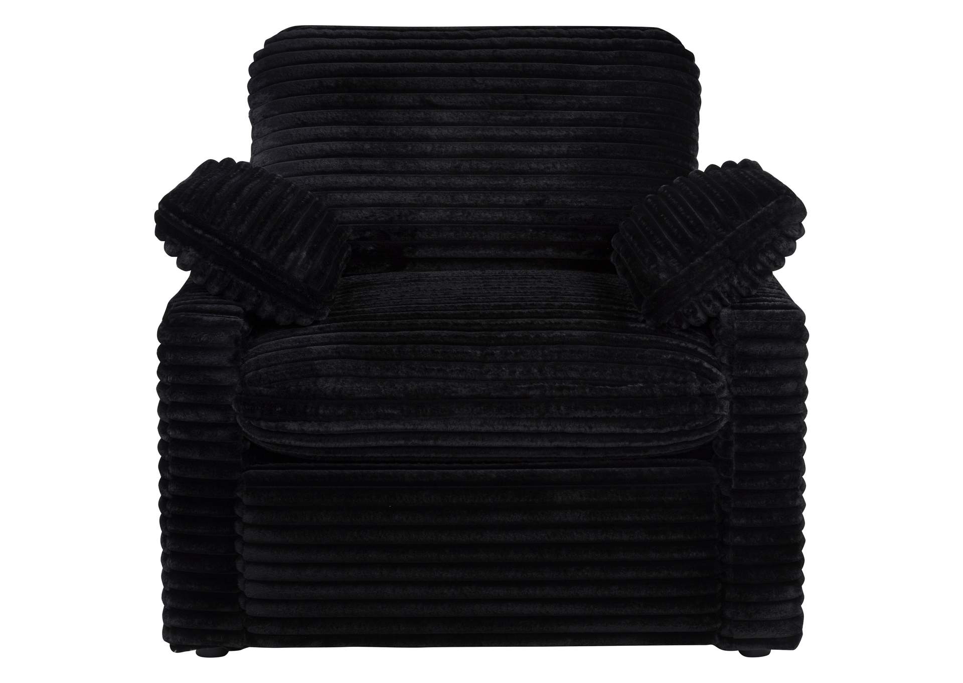 Collins Upholstered Power Recliner Chair Black image 7