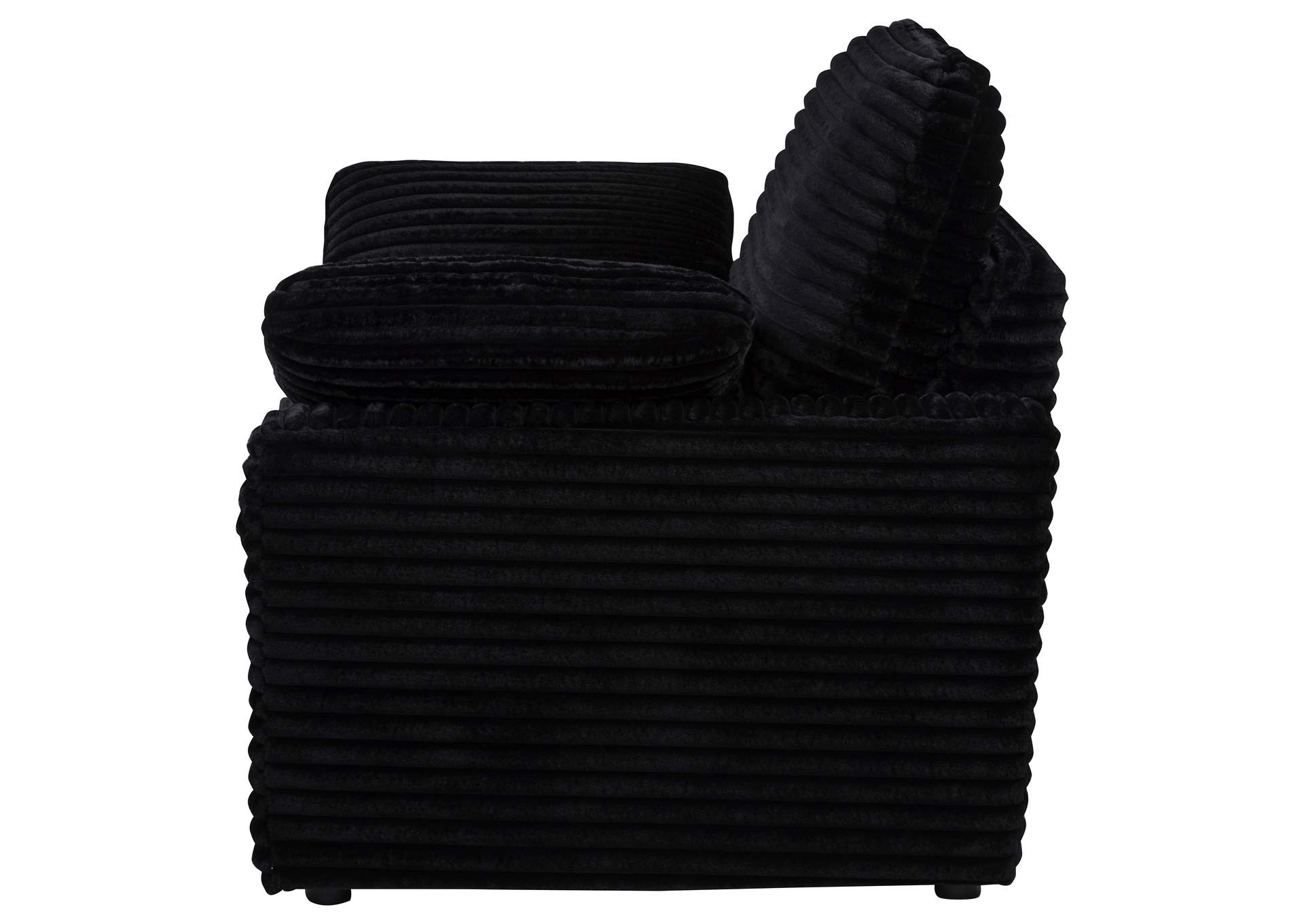 Collins Upholstered Power Recliner Chair Black image 9