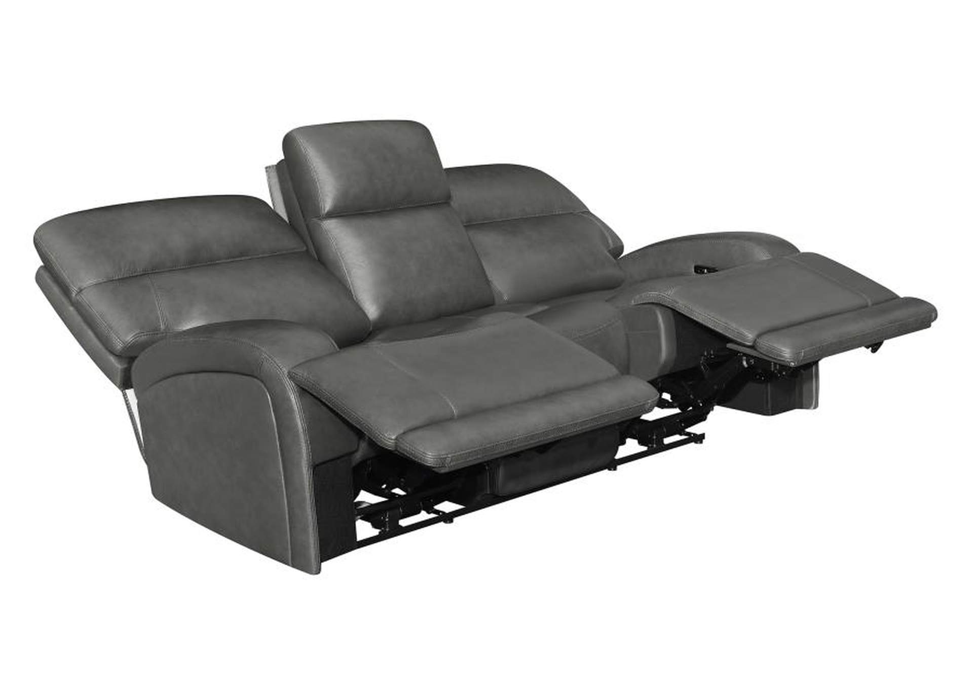 Longport 2-piece Upholstered Power Living Room Set Charcoal image 5