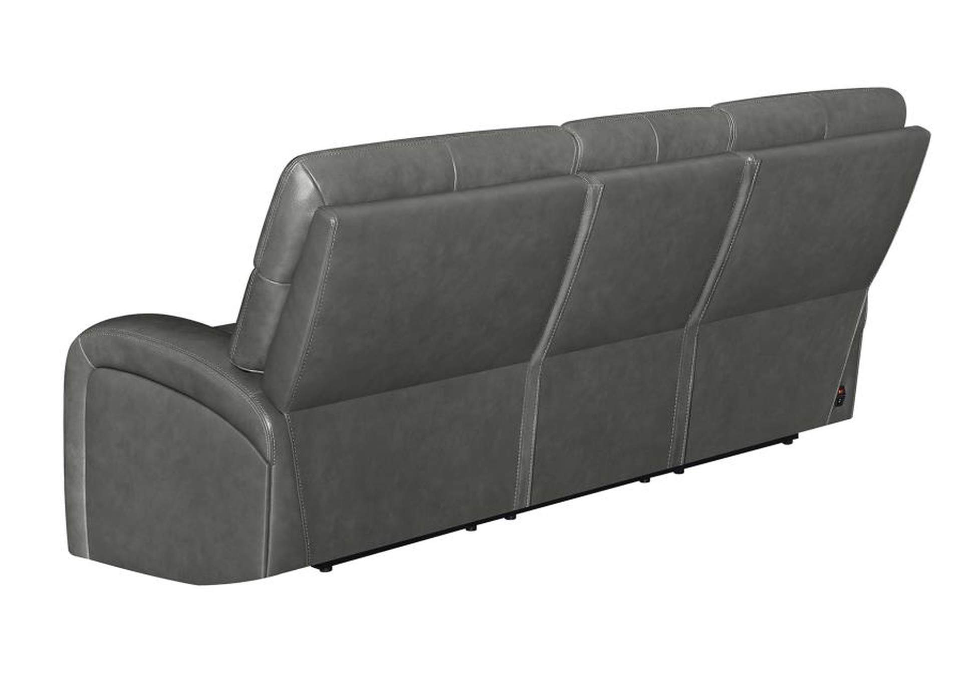 Longport 2-piece Upholstered Power Living Room Set Charcoal image 6