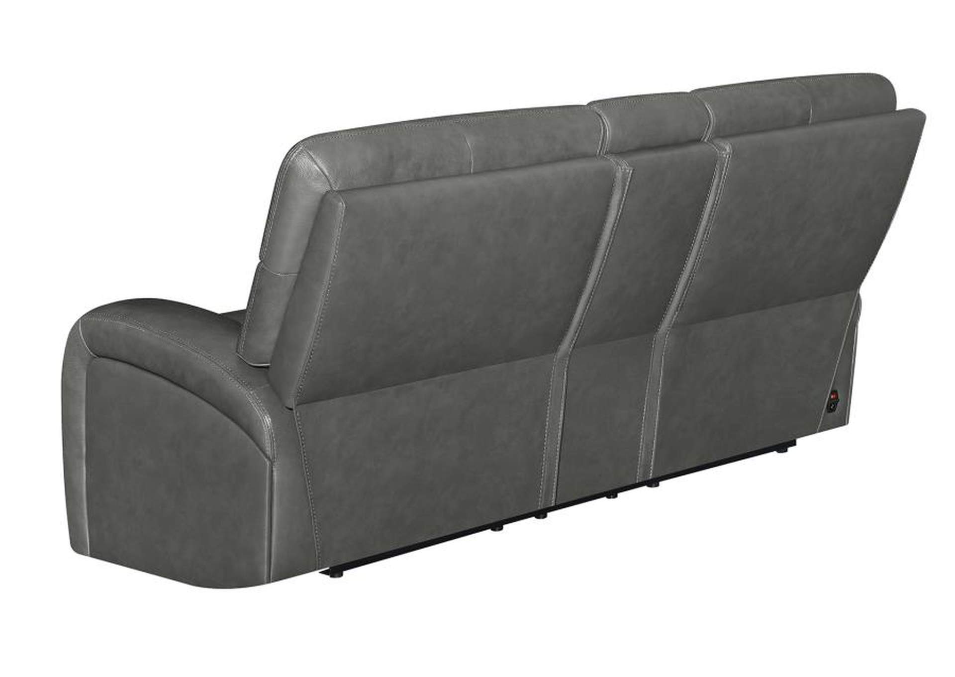 Longport 2-piece Upholstered Power Living Room Set Charcoal image 9