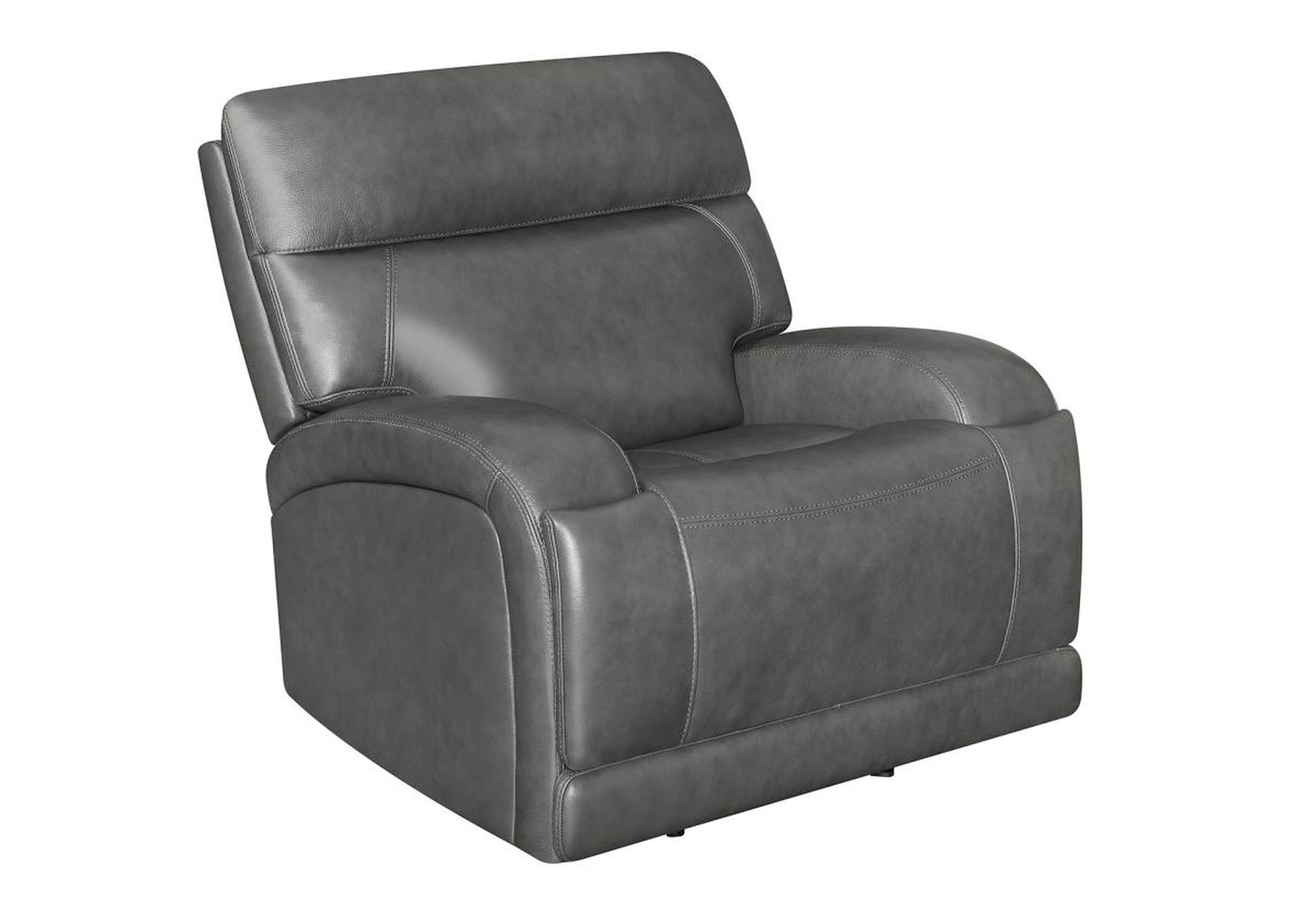 Longport 3-piece Upholstered Power Living Room Set Charcoal image 10