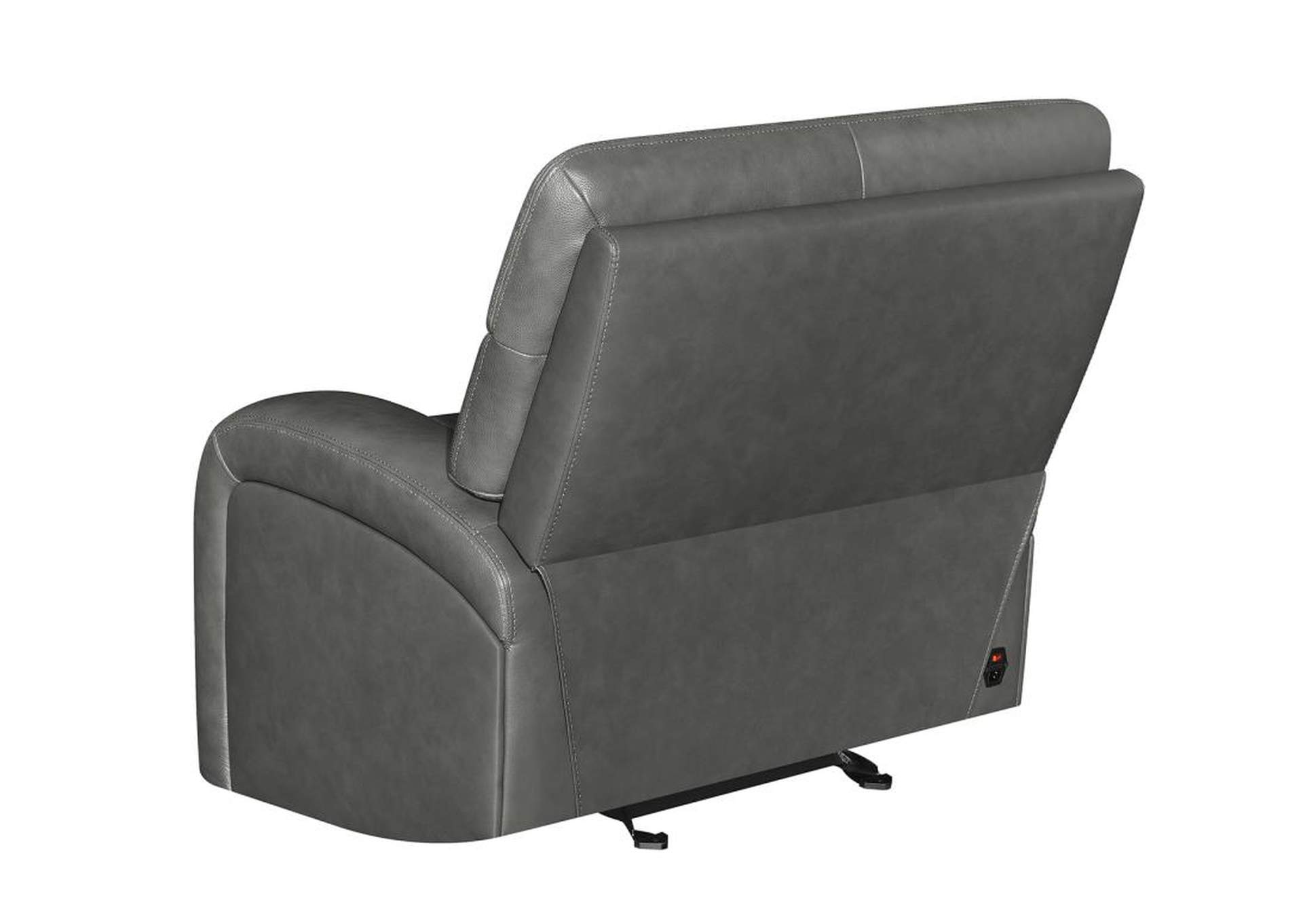 Longport 3-piece Upholstered Power Living Room Set Charcoal image 12