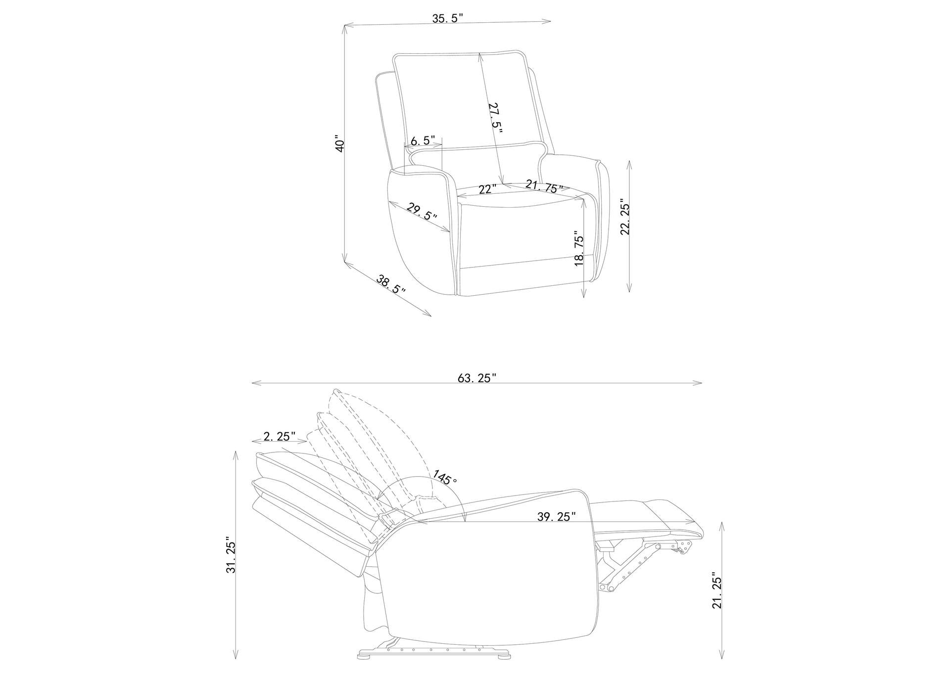 Sylmar 3-piece Chenille Power Reclining Sofa Set Dove Grey image 5