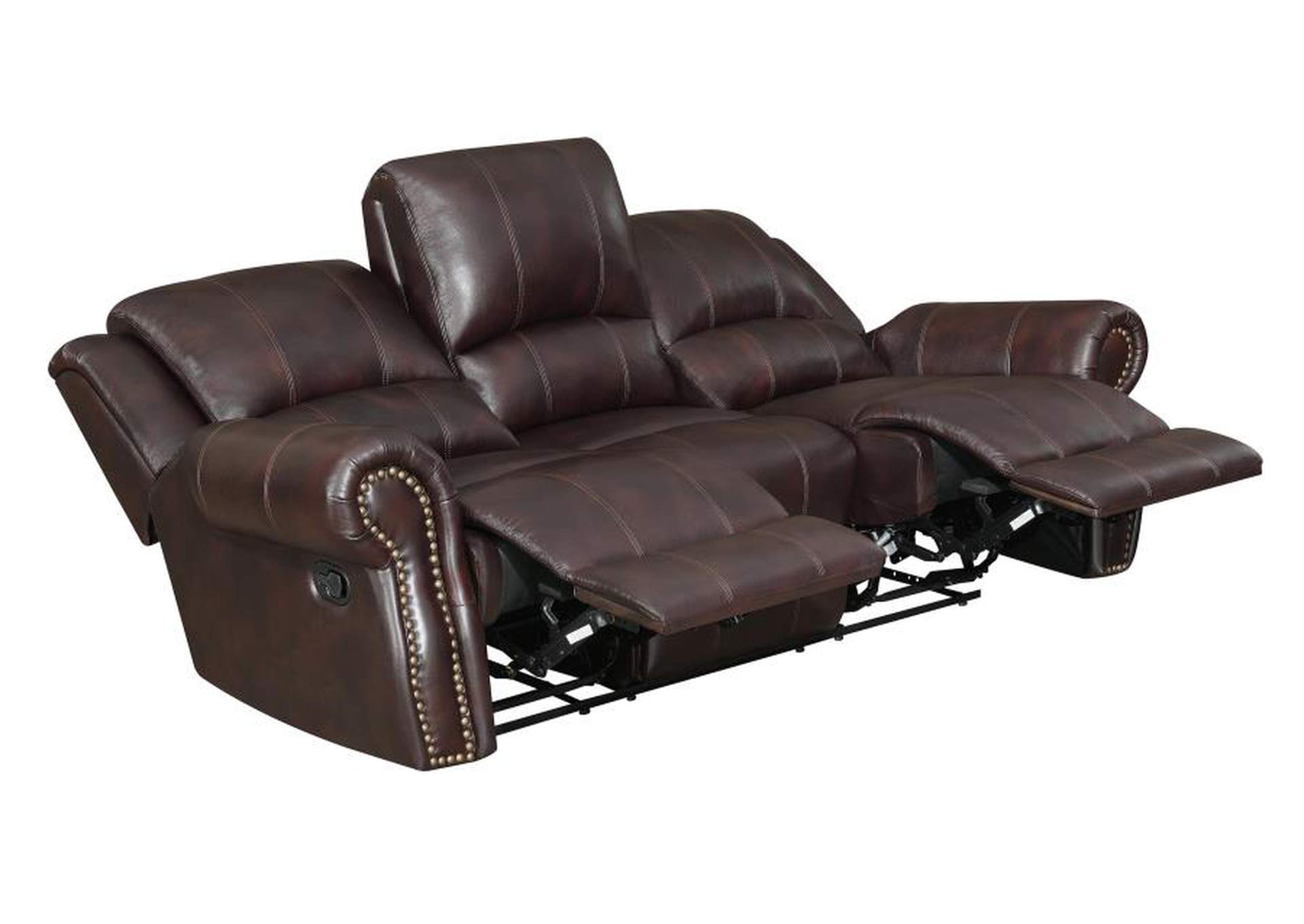Sir Rawlinson Upholstered Living Room Set Dark Brown image 5
