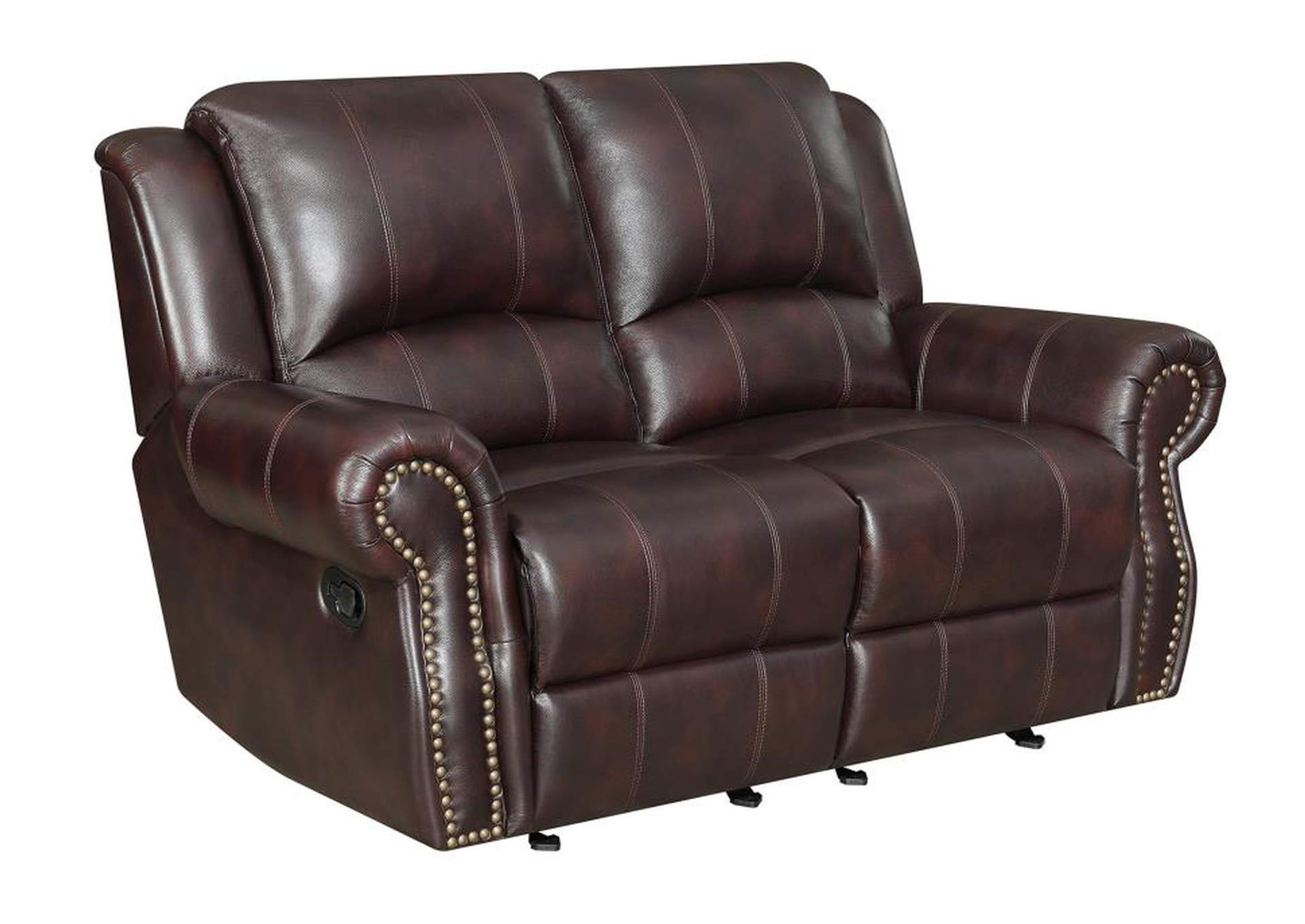 Sir Rawlinson Upholstered Living Room Set Dark Brown image 9