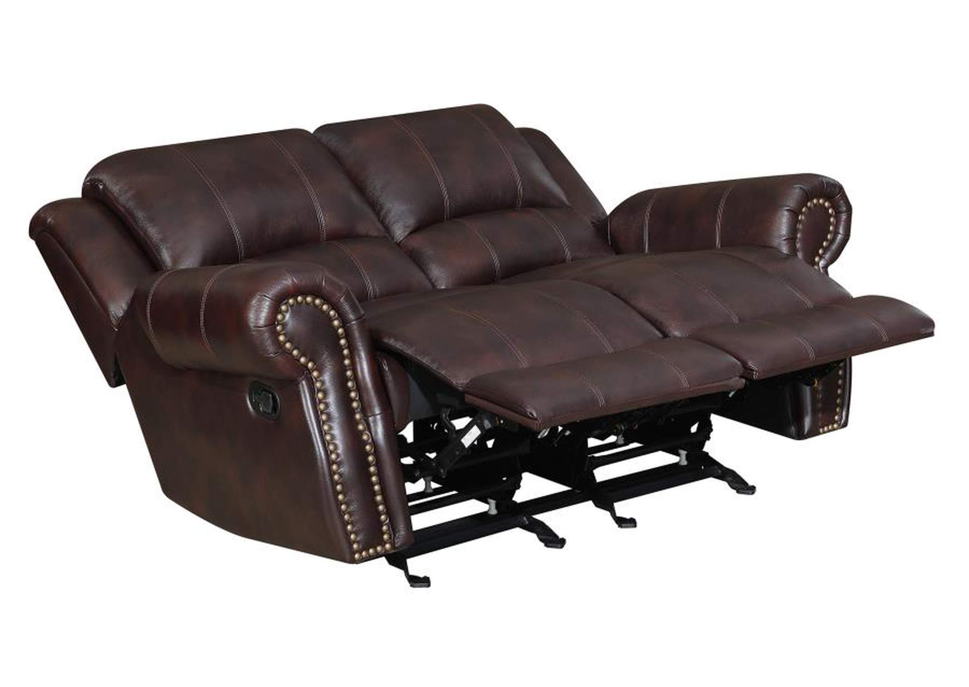 Sir Rawlinson Upholstered Living Room Set Dark Brown image 11
