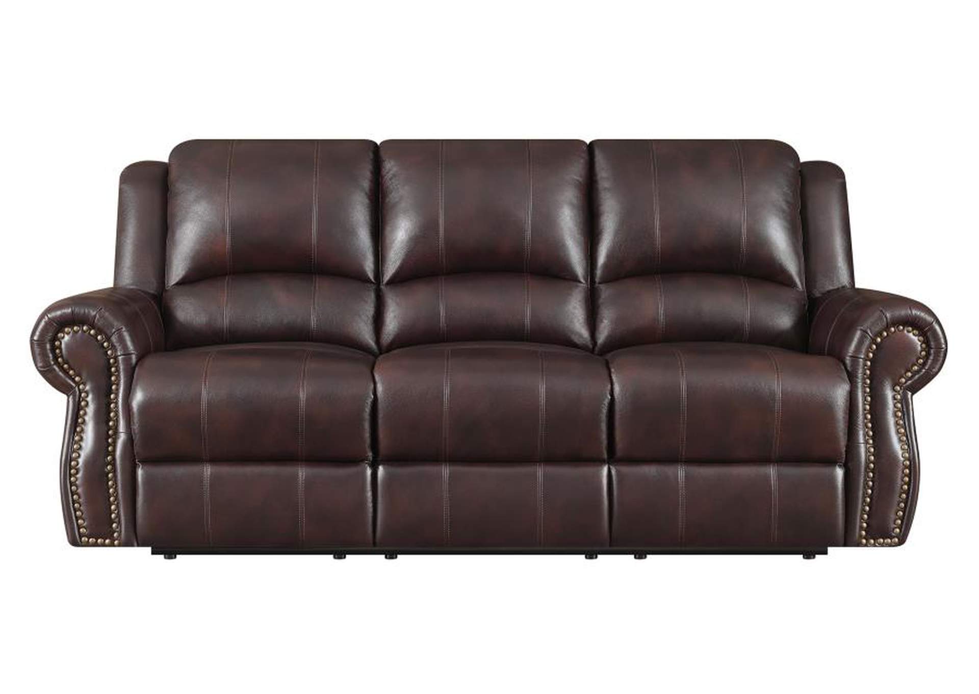 Sir Rawlinson Upholstered Living Room Set Dark Brown image 6