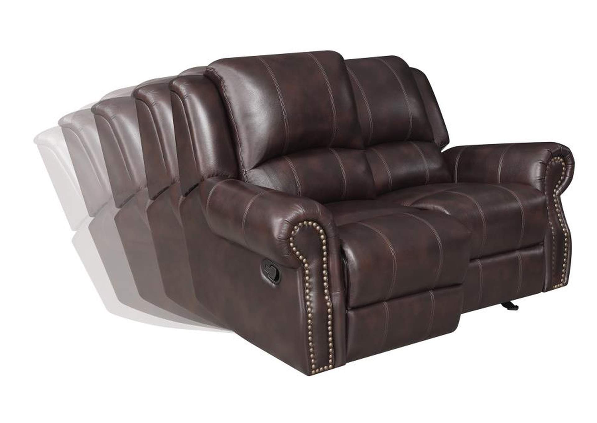 Sir Rawlinson Upholstered Living Room Set Dark Brown image 9