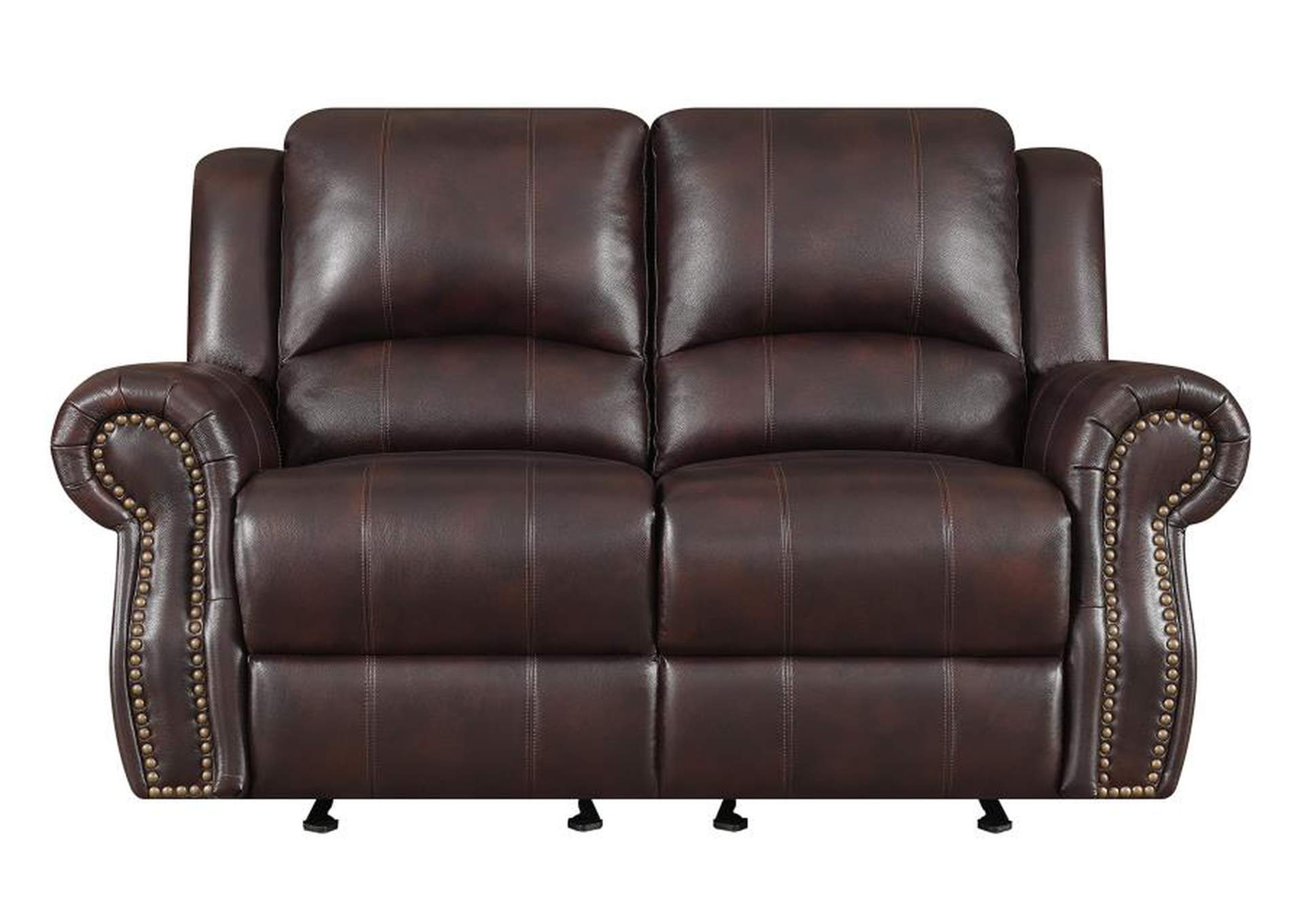 Sir Rawlinson Upholstered Living Room Set Dark Brown image 11