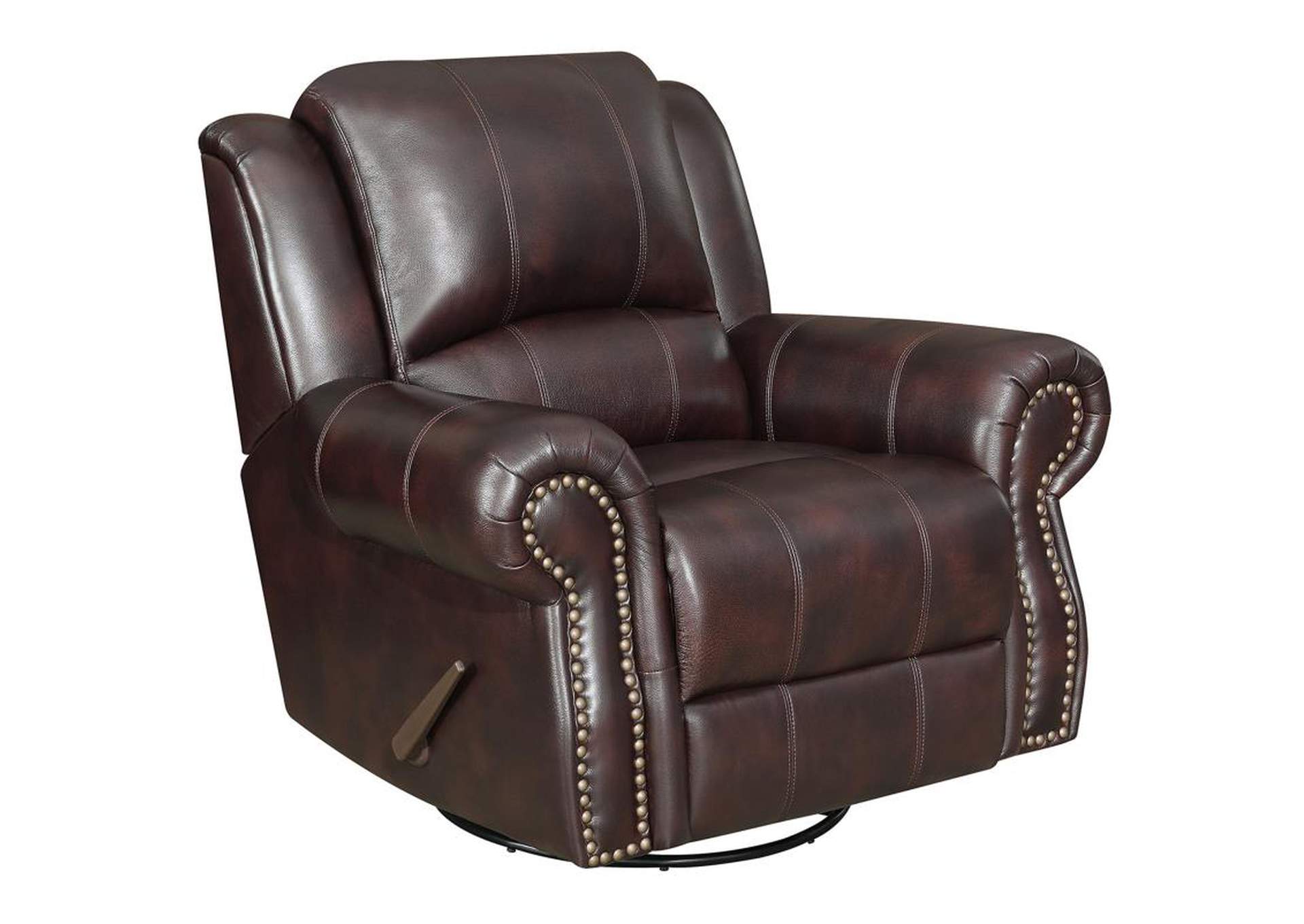 Sir Rawlinson Upholstered Living Room Set Dark Brown image 13