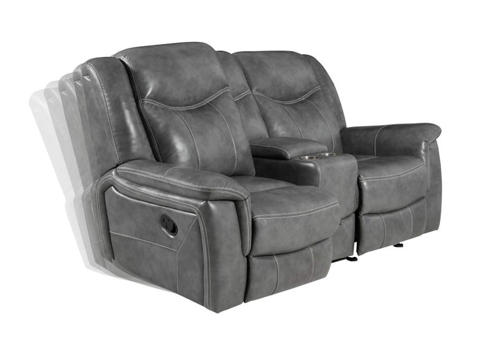 Conrad 3-piece Living Room Set Grey image 10
